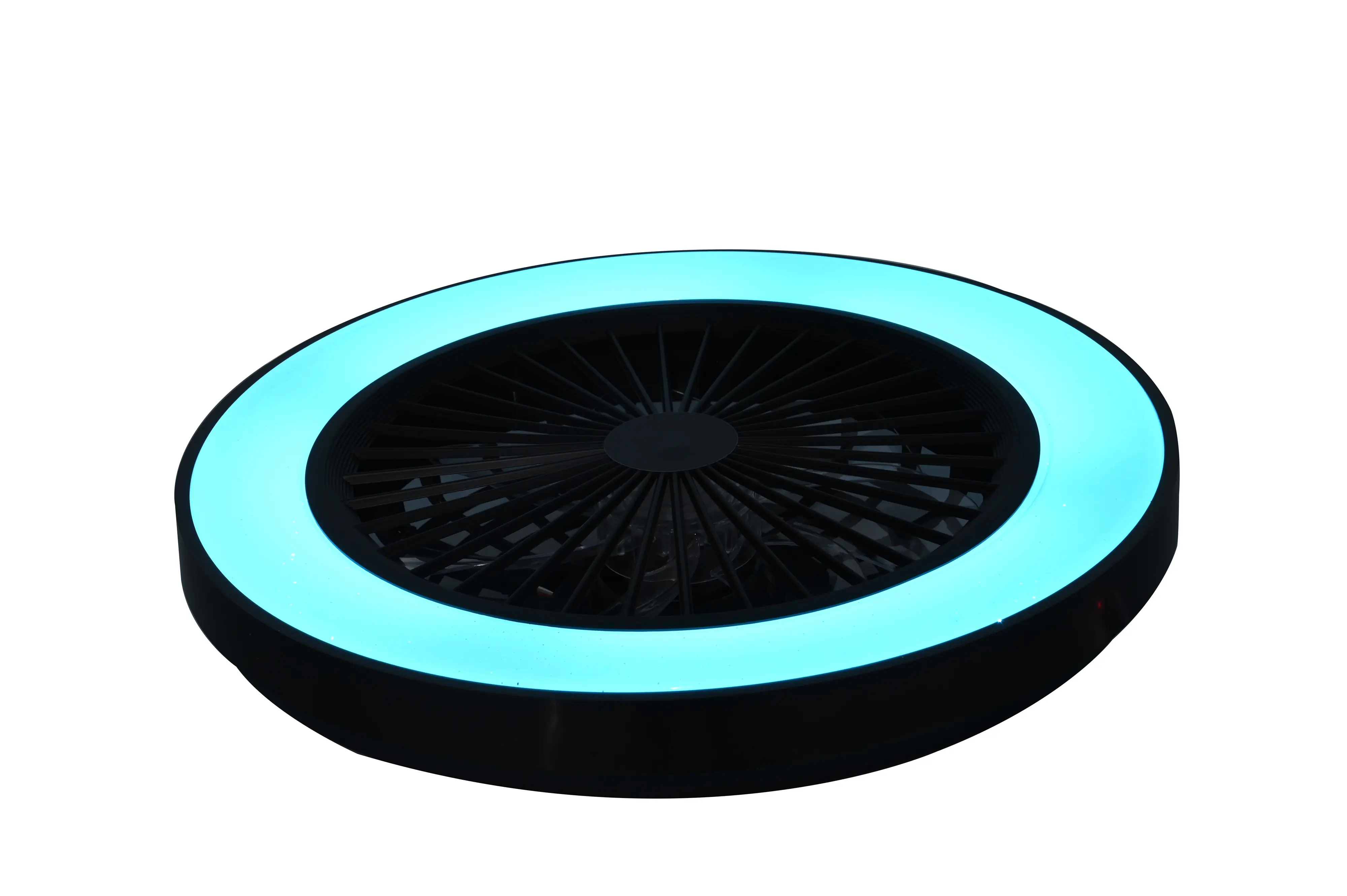 LED Deckenleuchte mit Ventilator Petri Ø 48 cm 40 W schwarz LED Deckenleuchte mit Ventilator Petri Ø 48 cm 40 W schwarz