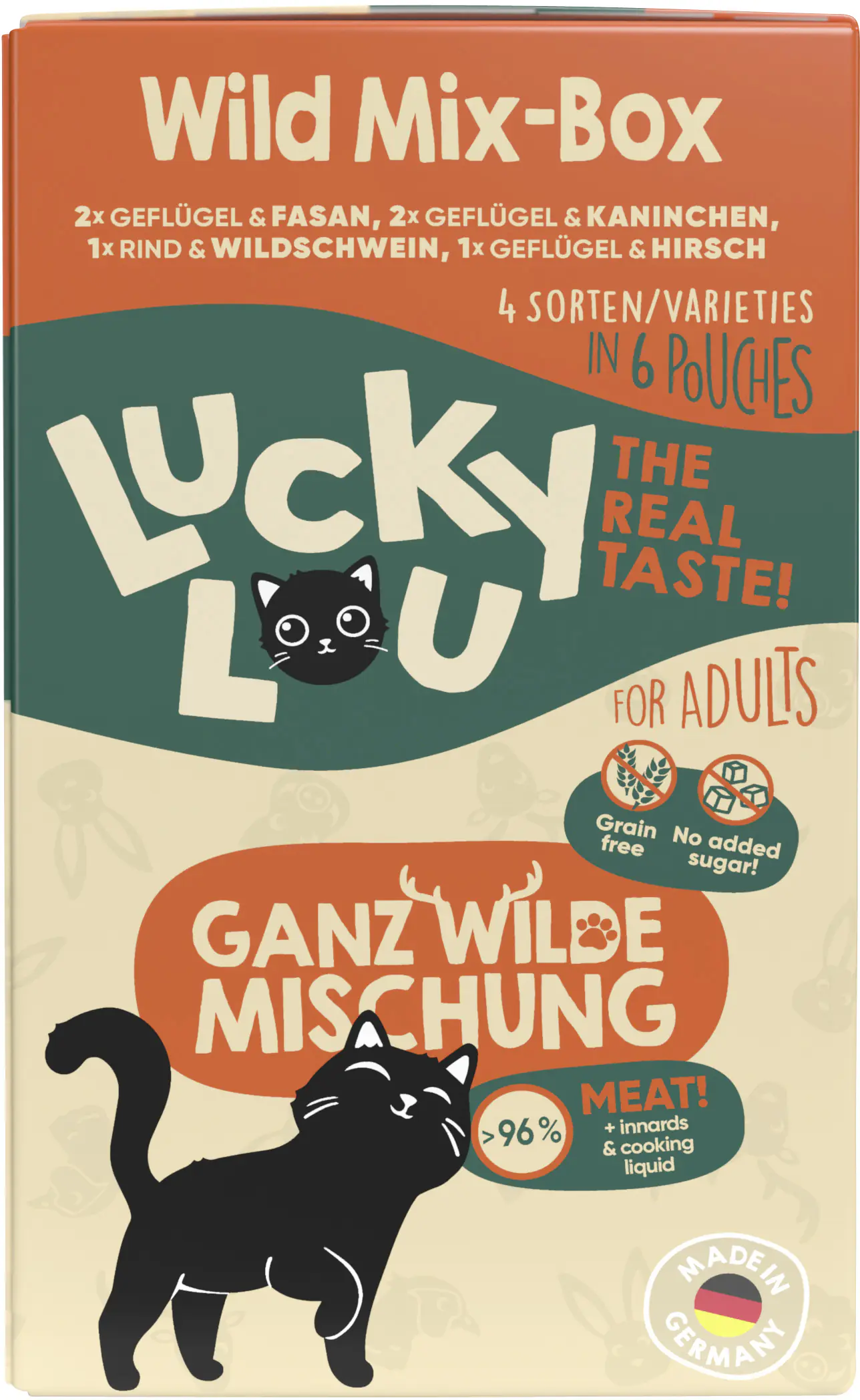 Lucky Lou Lifestage Adult Wild-Mix 6x125g