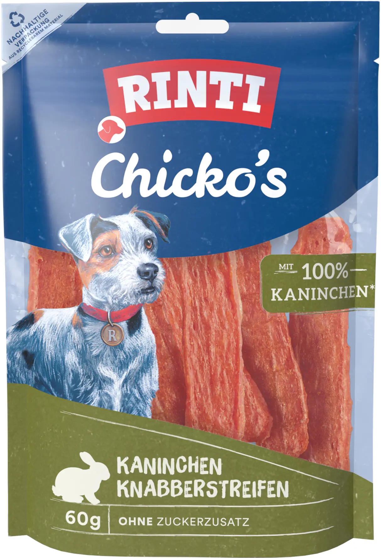 Rinti Chicko Hundesnack Kaninchen 60 g