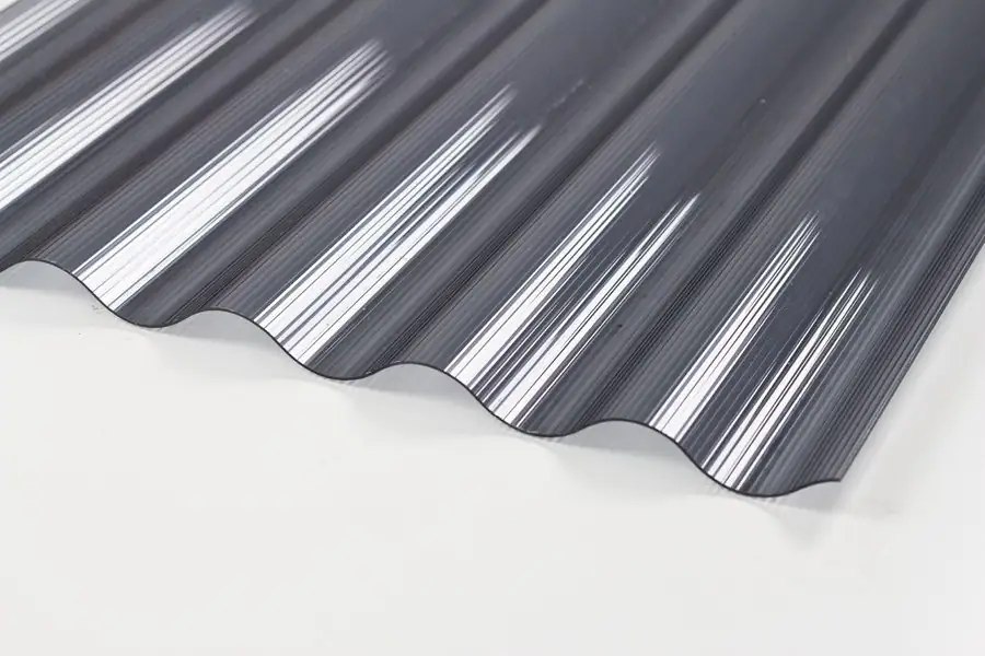 Gutta Polycarbonat-Wellplatte Sinus 76/18 300 x 90 cm 1,4 mm anthrazit Gutta Polycarbonat-Wellplatte Sinus 76/18 300 x 90 cm 1,4 mm anthrazit