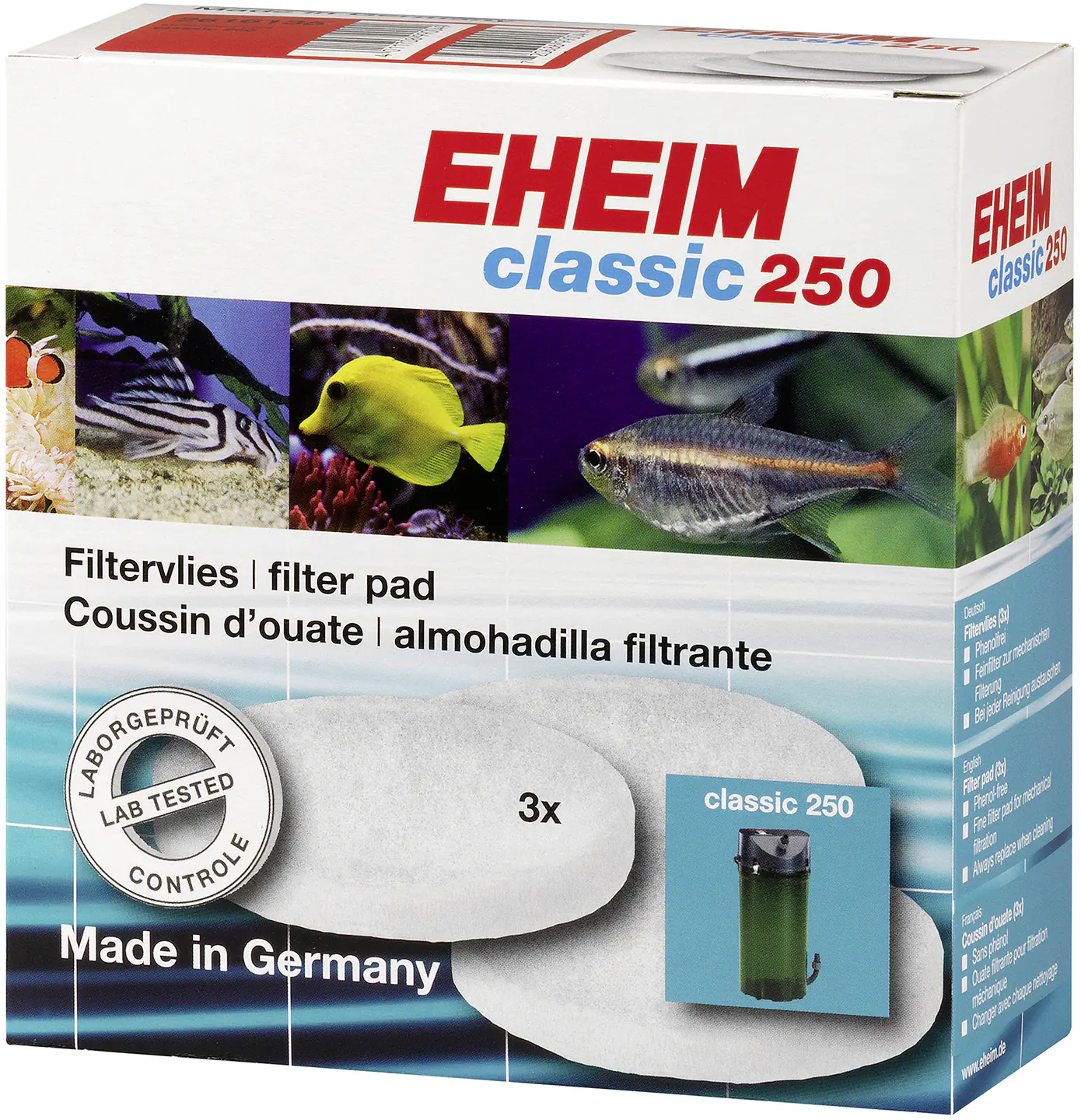 Eheim Filtervlies  für Classic 250 3 Stück