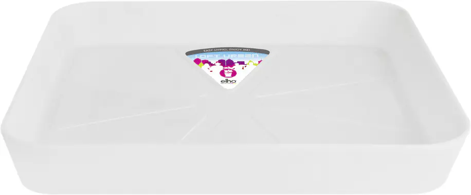 Elho Untersetzer Loft Urban weiß 22 x 22 cm