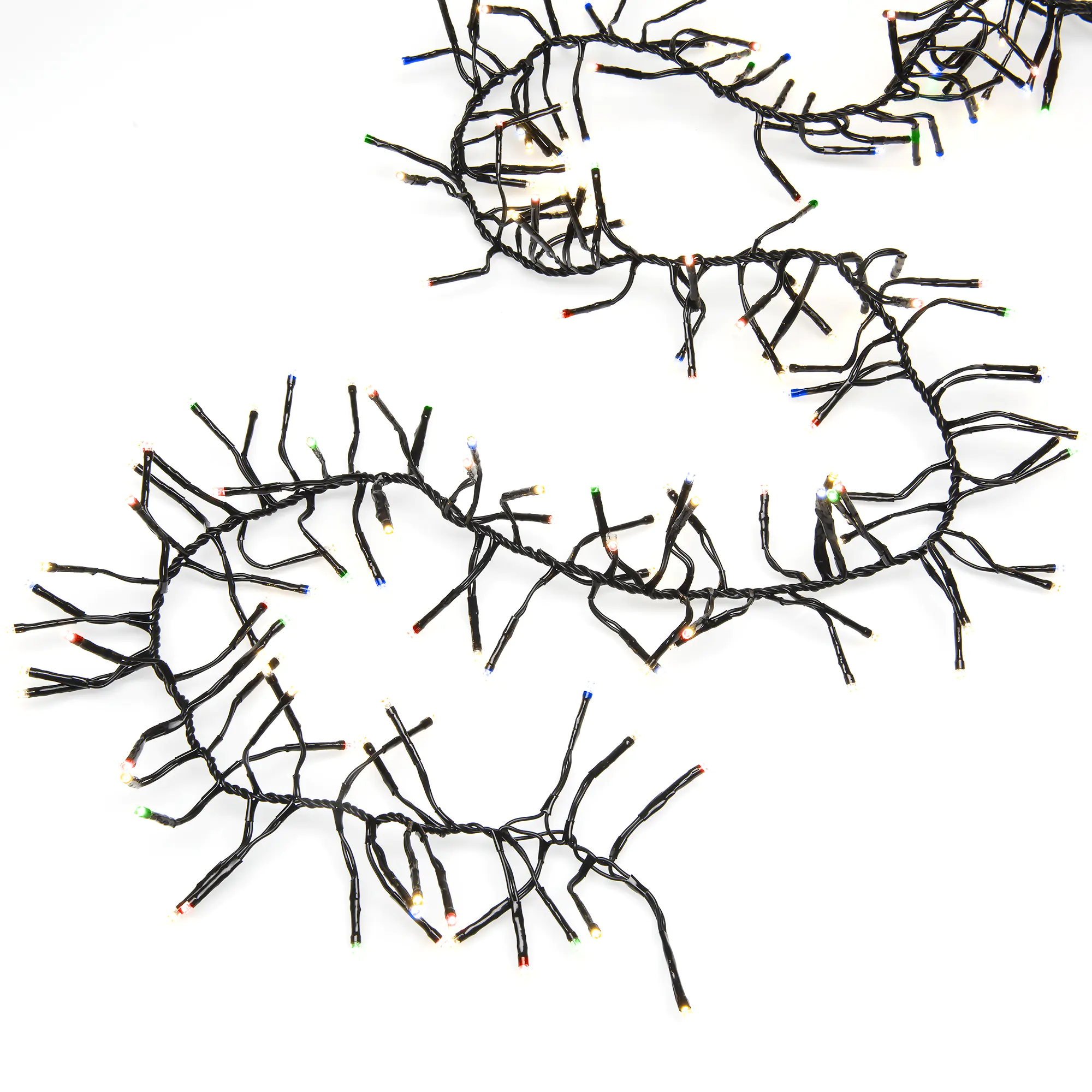 Konstsmide Micro LED Büschellichterkette Cluster Außen 768 bunte Dioden 10,8 m