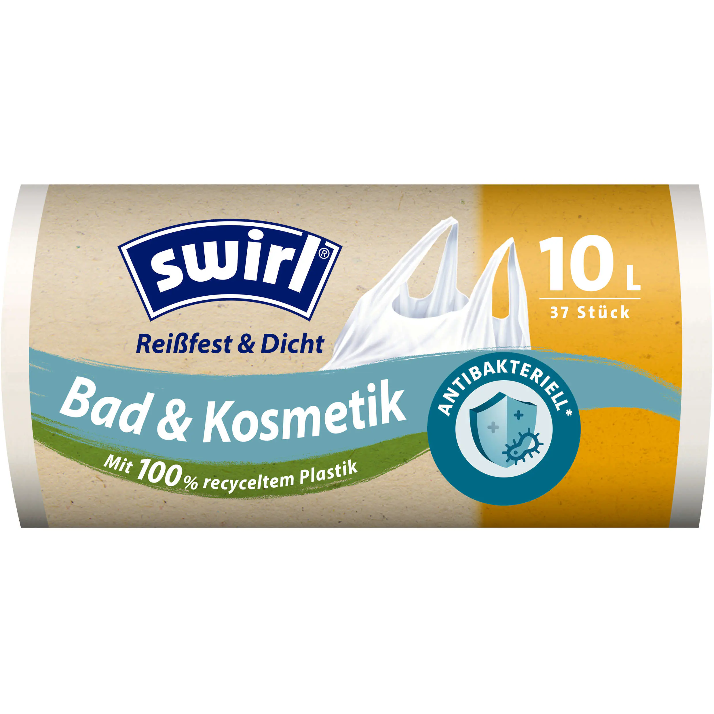 Swirl Müllbeutel mit Tragegriff 10 L 37 Stück