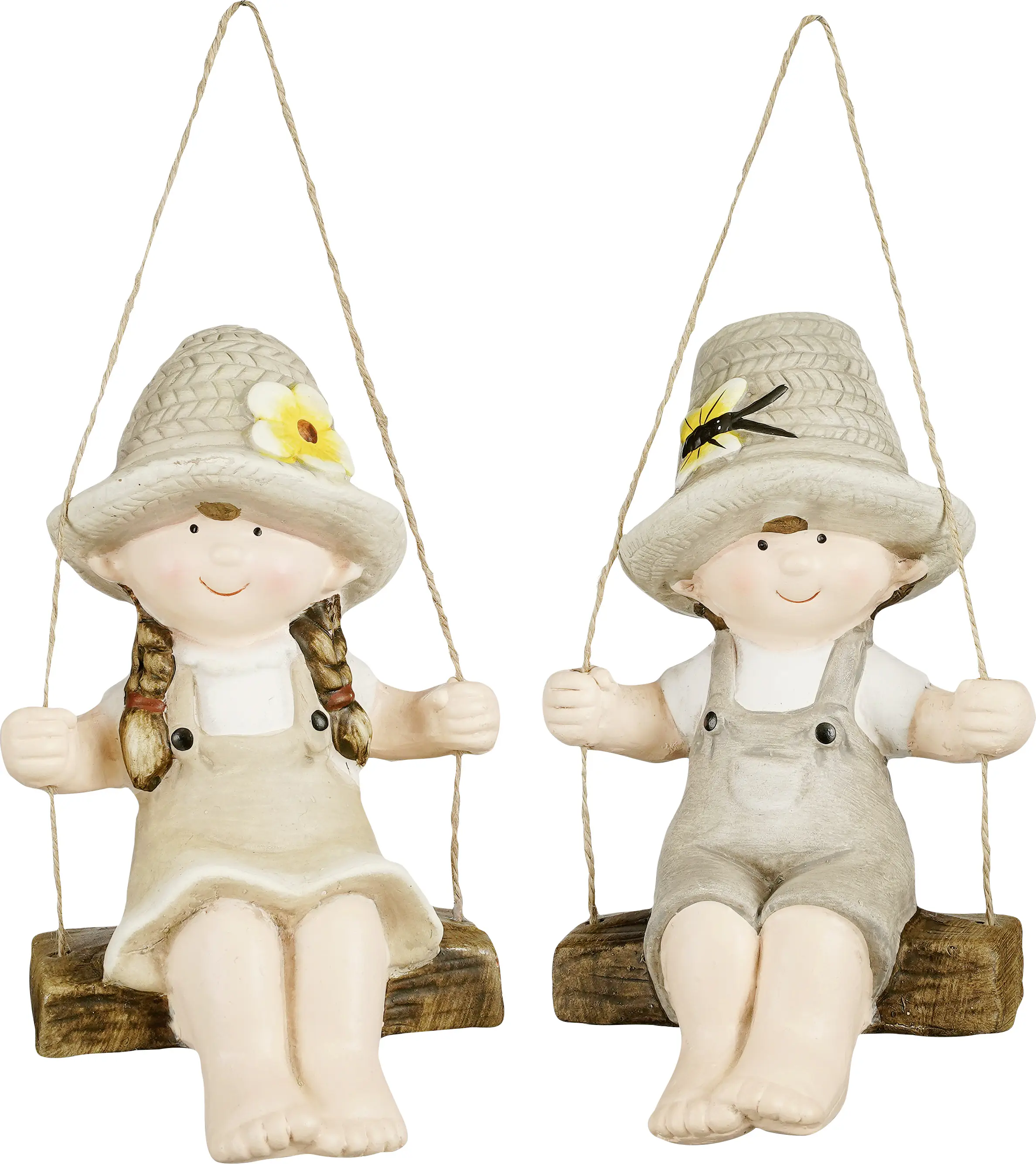 Mica Decorations Kind Keramik 18 x 13 x 16 cm beige-grau