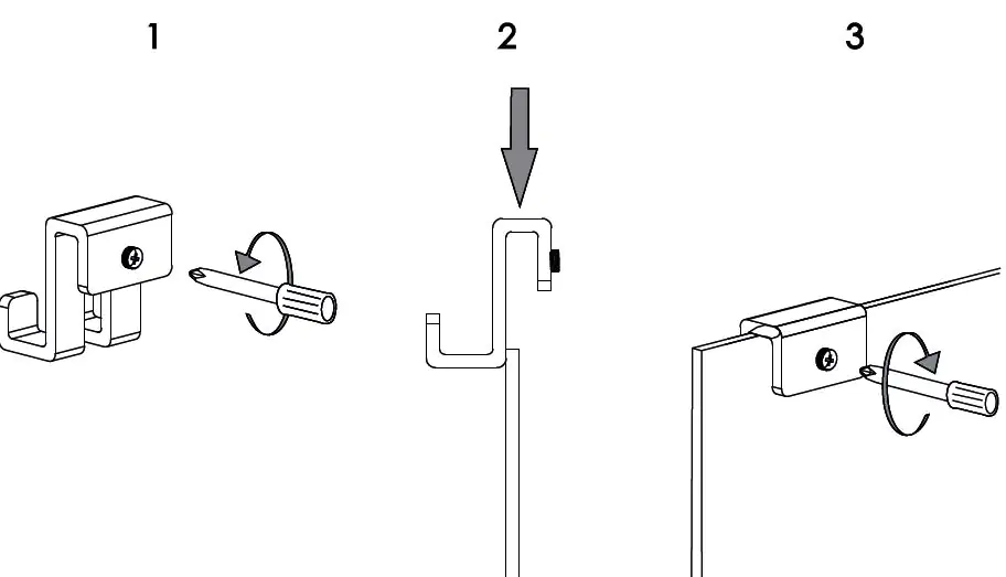 Primaster Multifunktionshaken Acryl transparent 