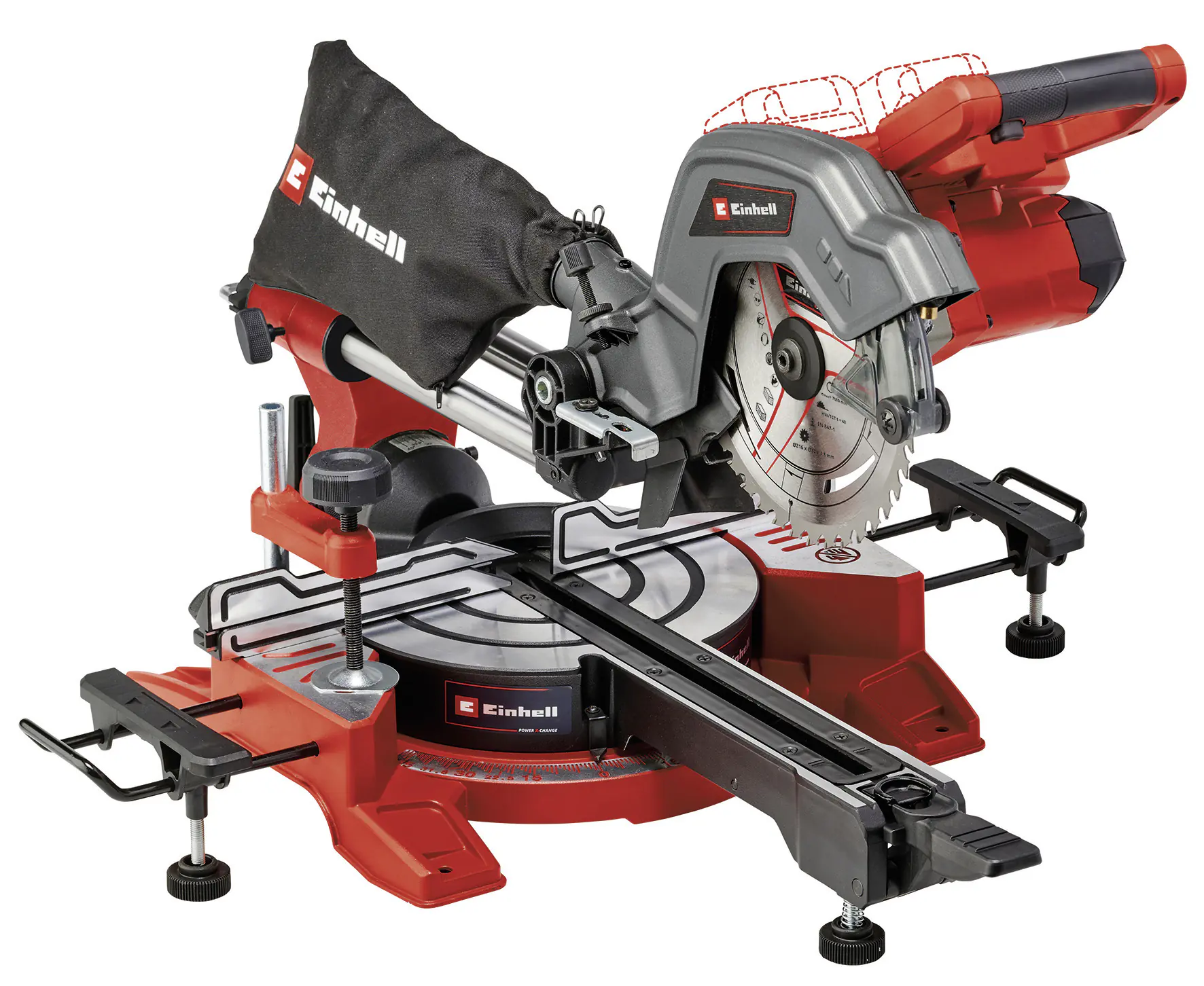 Einhell Expert Akku-Zug-Kapp-Gehrungssäge TE-SM 36/8 L Li Solo Einhell Expert Akku-Zug-Kapp-Gehrungssäge TE-SM 36/8 L Li Solo