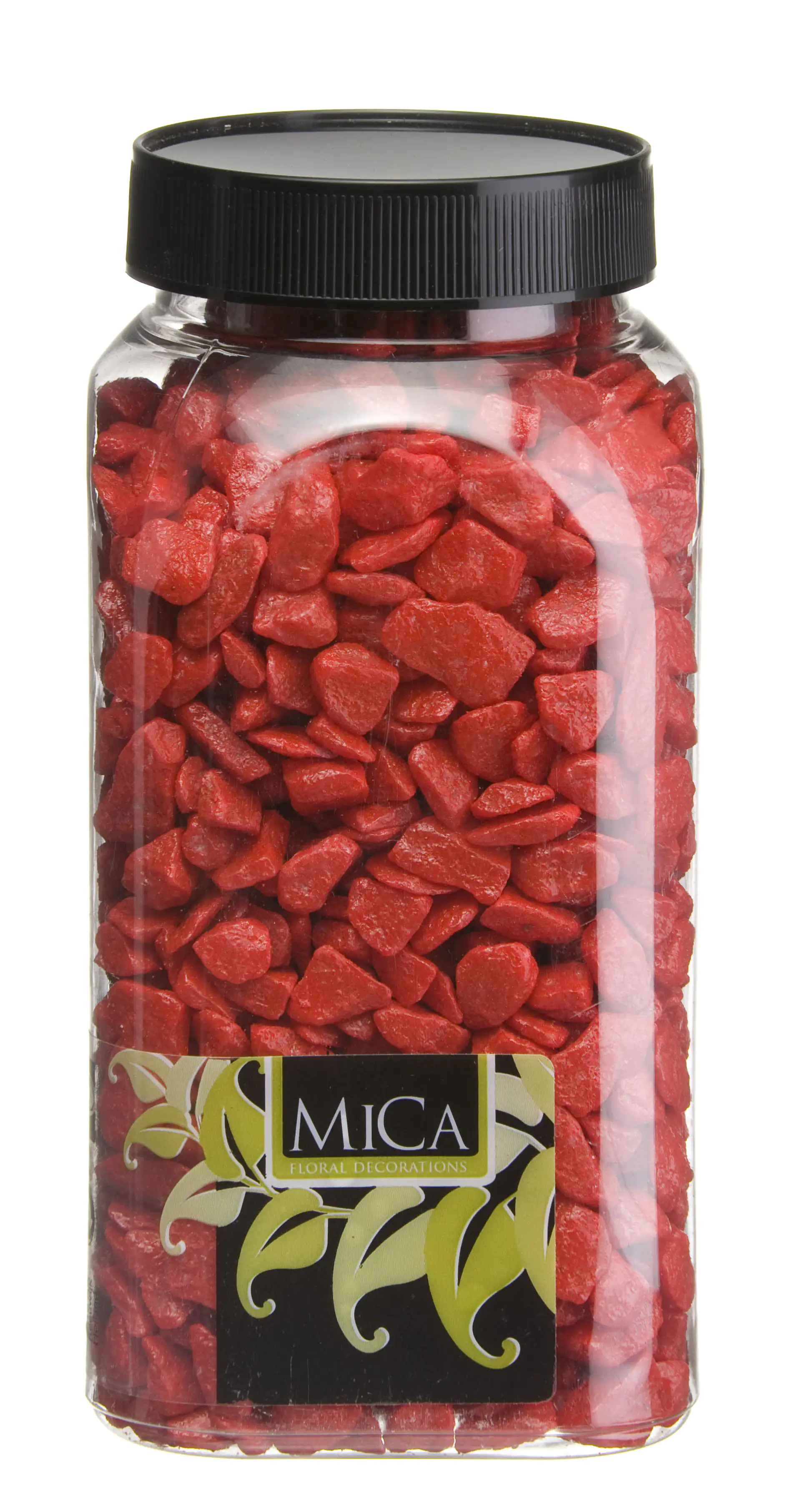 8711473463668 Mica Decorations Dekorative Steine rot 650 ml 1 kg