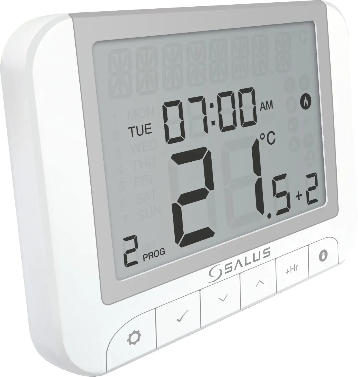 Jollytherm Funk-Raumthermostat PLUS inkl. Steckeradapter, weiß Jollytherm Funk-Raumthermostat PLUS inkl. Steckeradapter, weiß