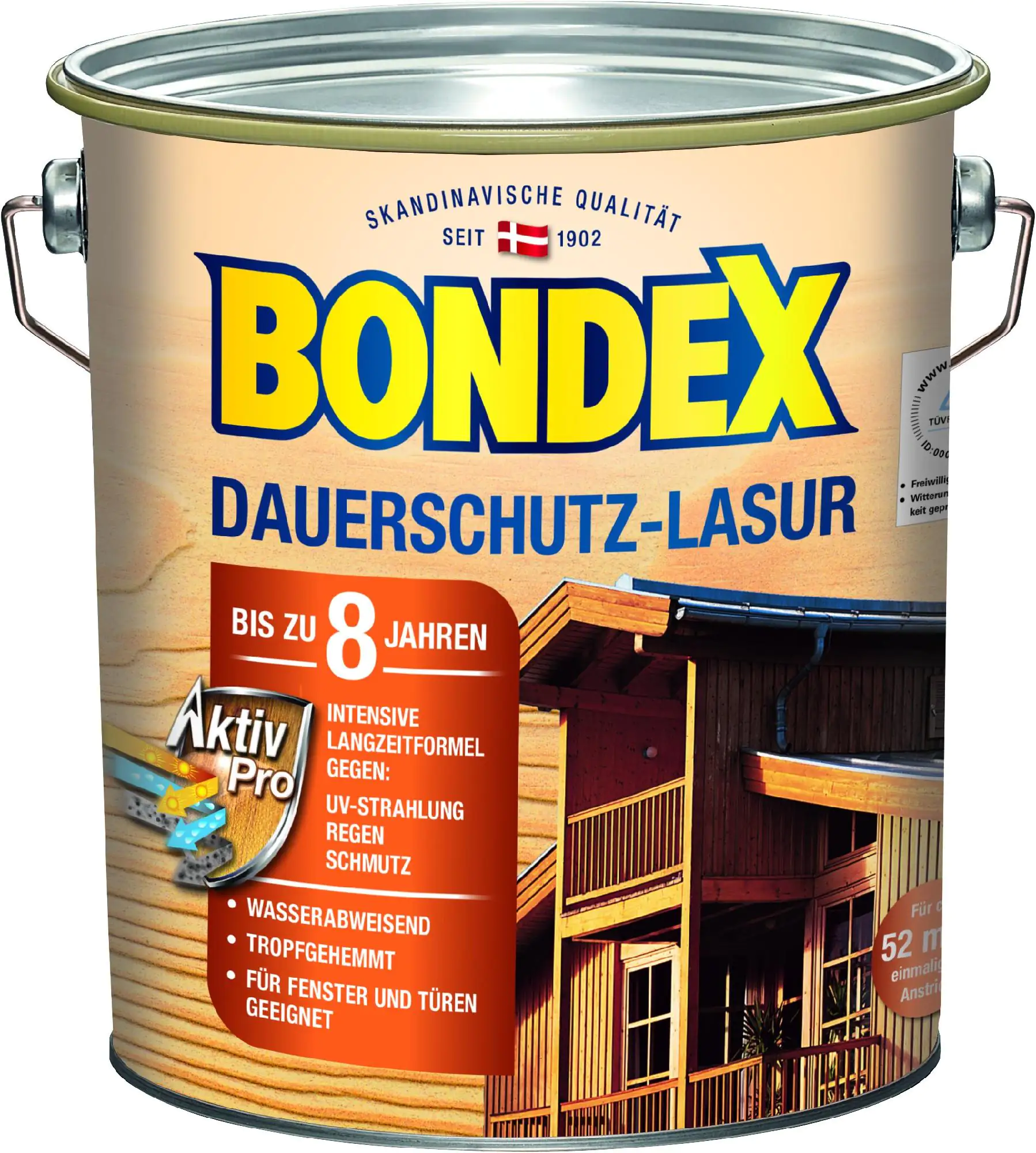 Bondex Dauerschutz Lasur 4 L nussbaum