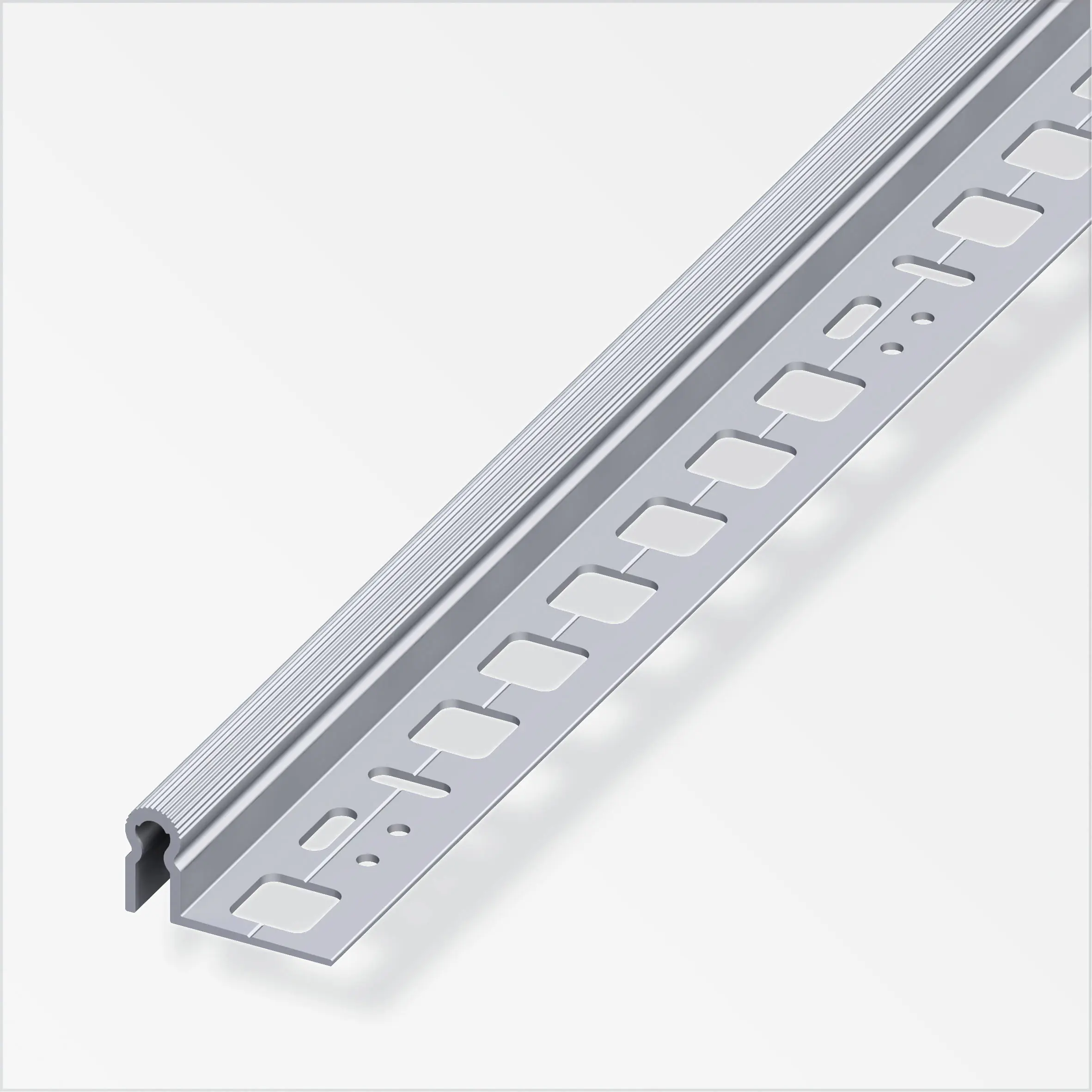 alfer Alu-Träger-Profil mit alfer®-fix 2 m, 9.5 x 30 mm Alu roh blank