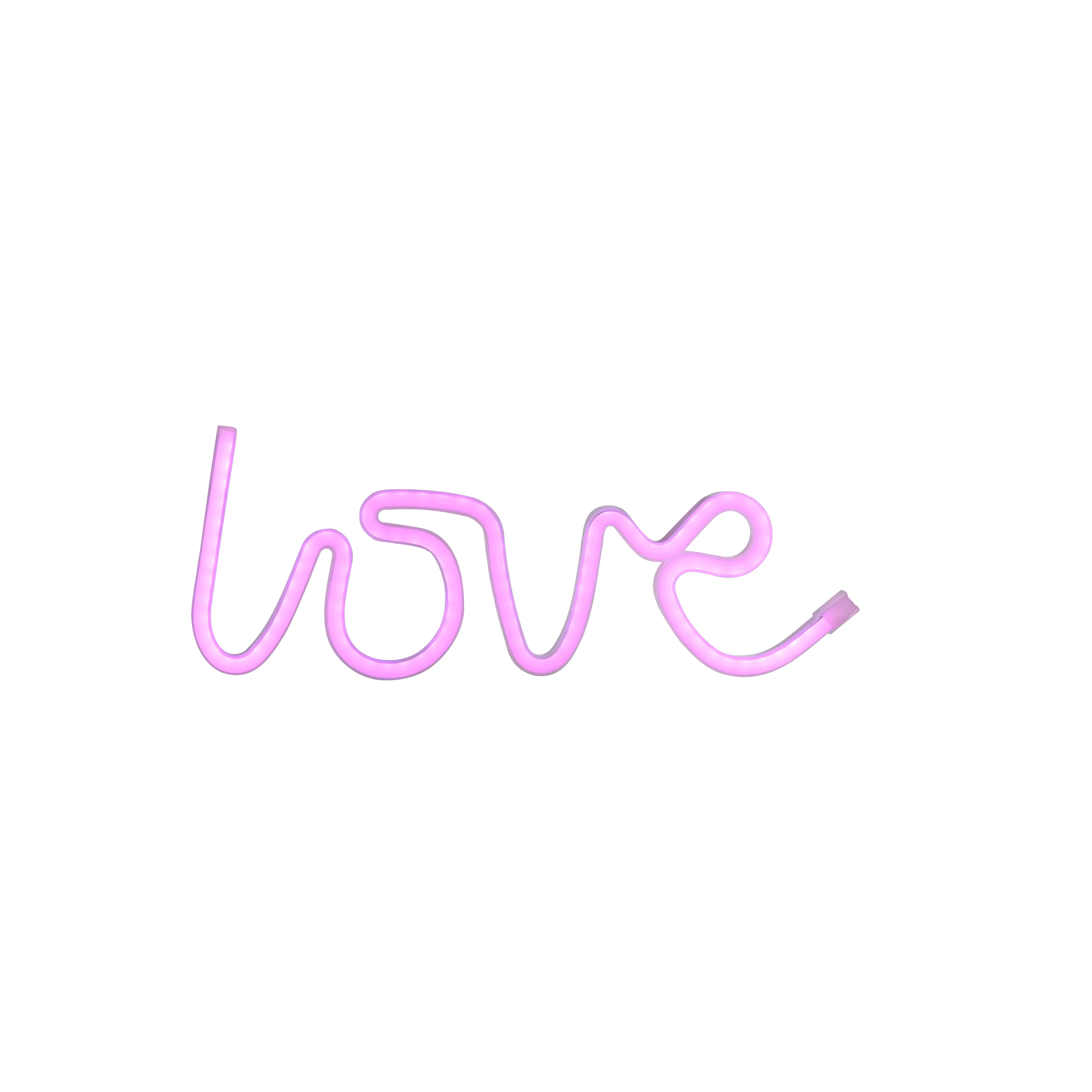 Just light LED Dekoleuchte Love 12,5 x 2 x 34,5 cm Just light LED Dekoleuchte Love 12,5 x 2 x 34,5 cm