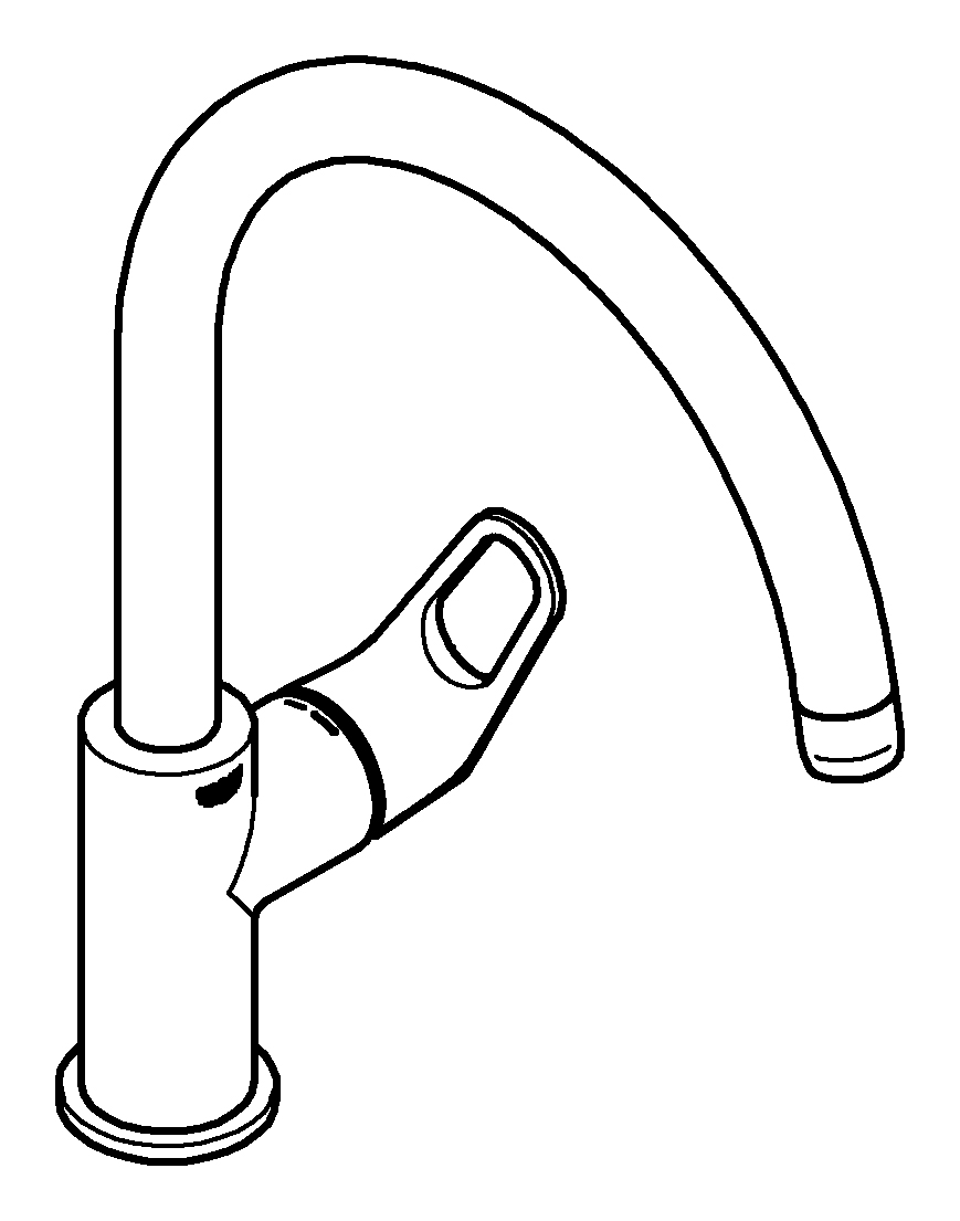 4005176478604_2535995 Grohe Küchenarmatur Start Flow