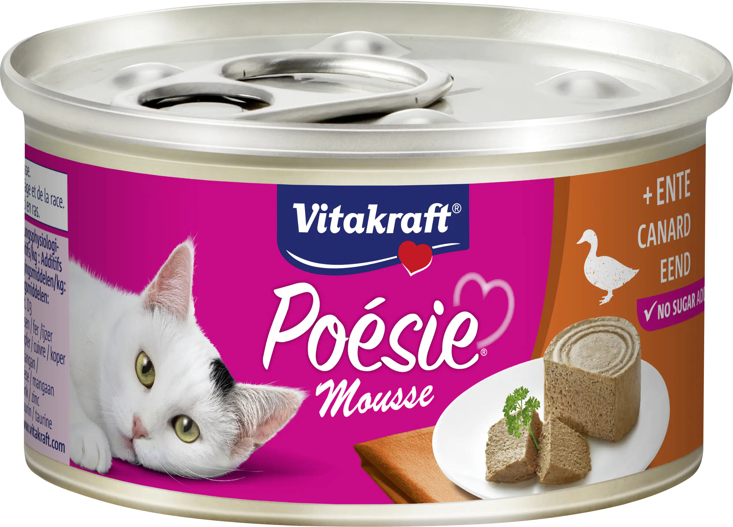 Vitakraft Poésie Katzenfutter Mousse Ente 85 g Vitakraft Poésie Katzenfutter Mousse Ente 85 g