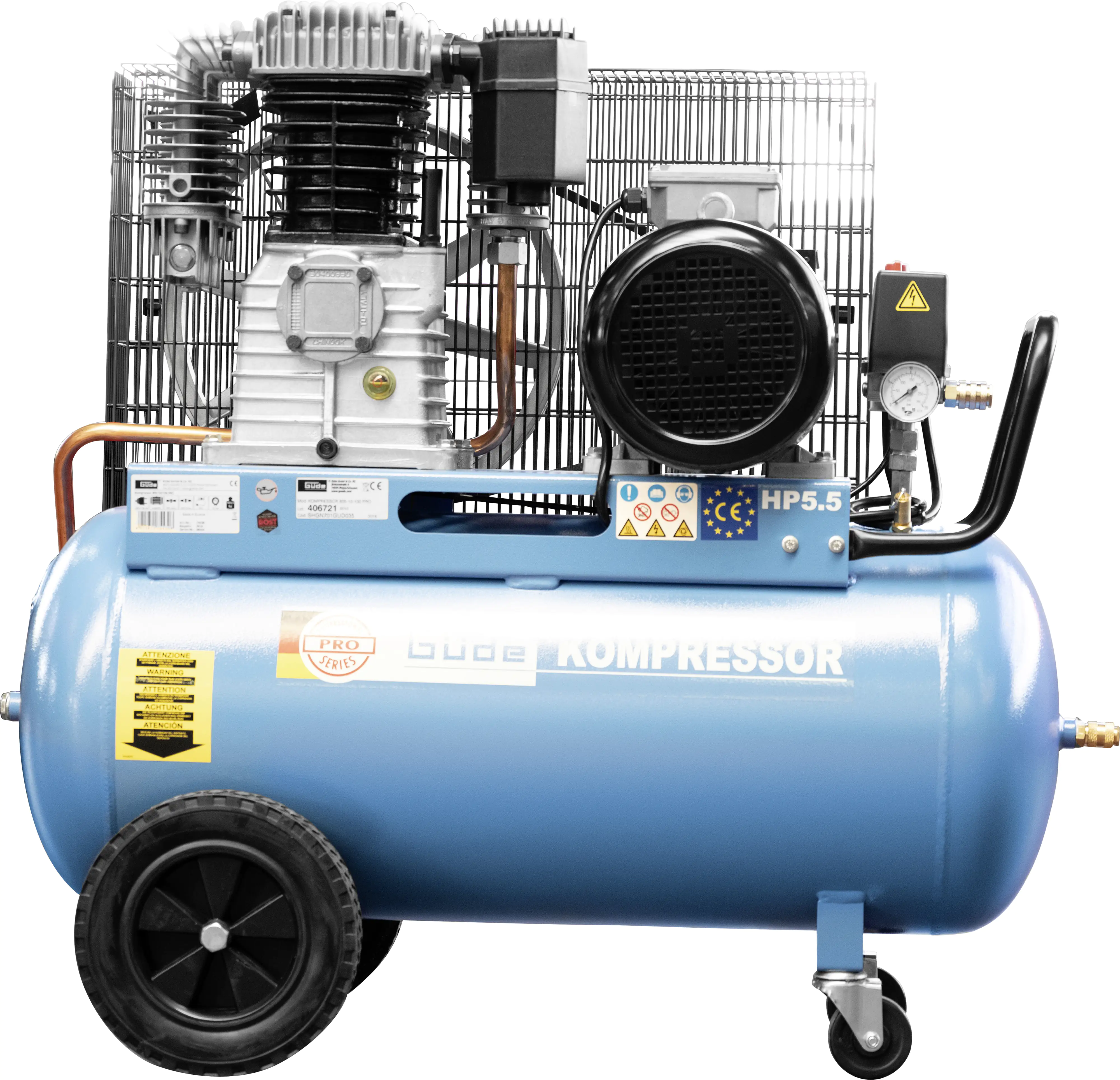 4015671755308_2902545 Güde Kompressor 805/10/100 PRO 10 bar 100 l 765 l/min 4 kW