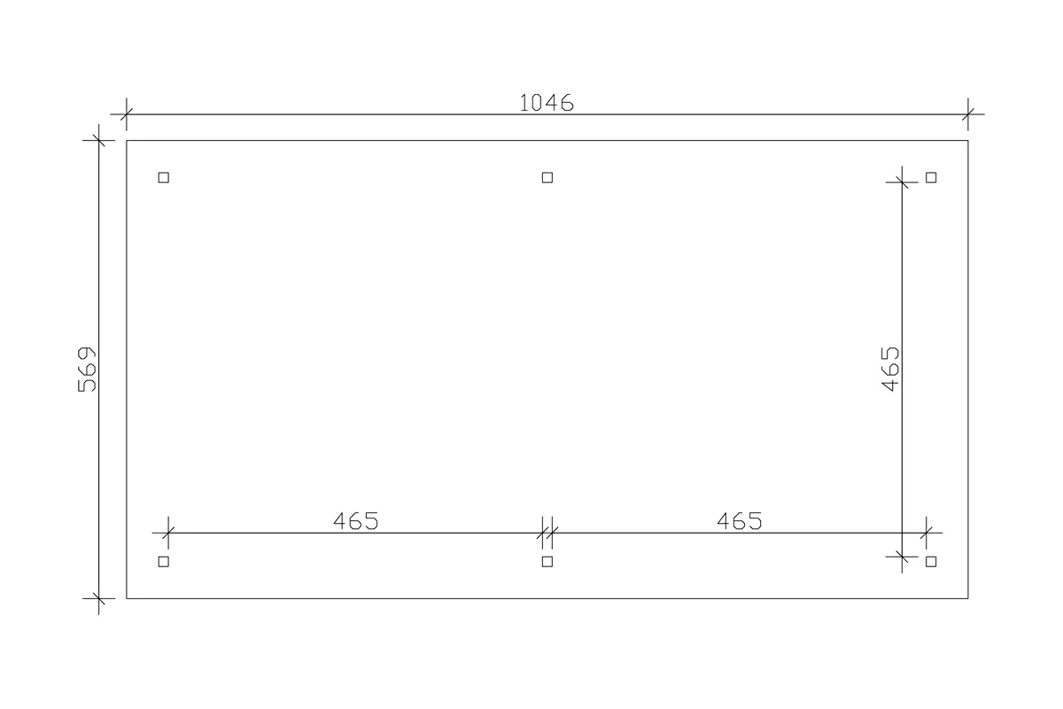 SKAN HOLZ Pavillon Orleans 4 Leimholz, lasiert in Weiß