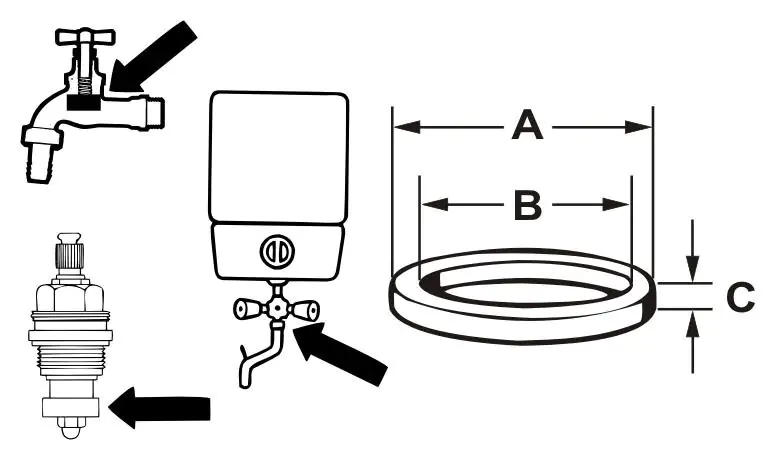 Cornat Hahnscheibe mit Loch Ø 24 mm