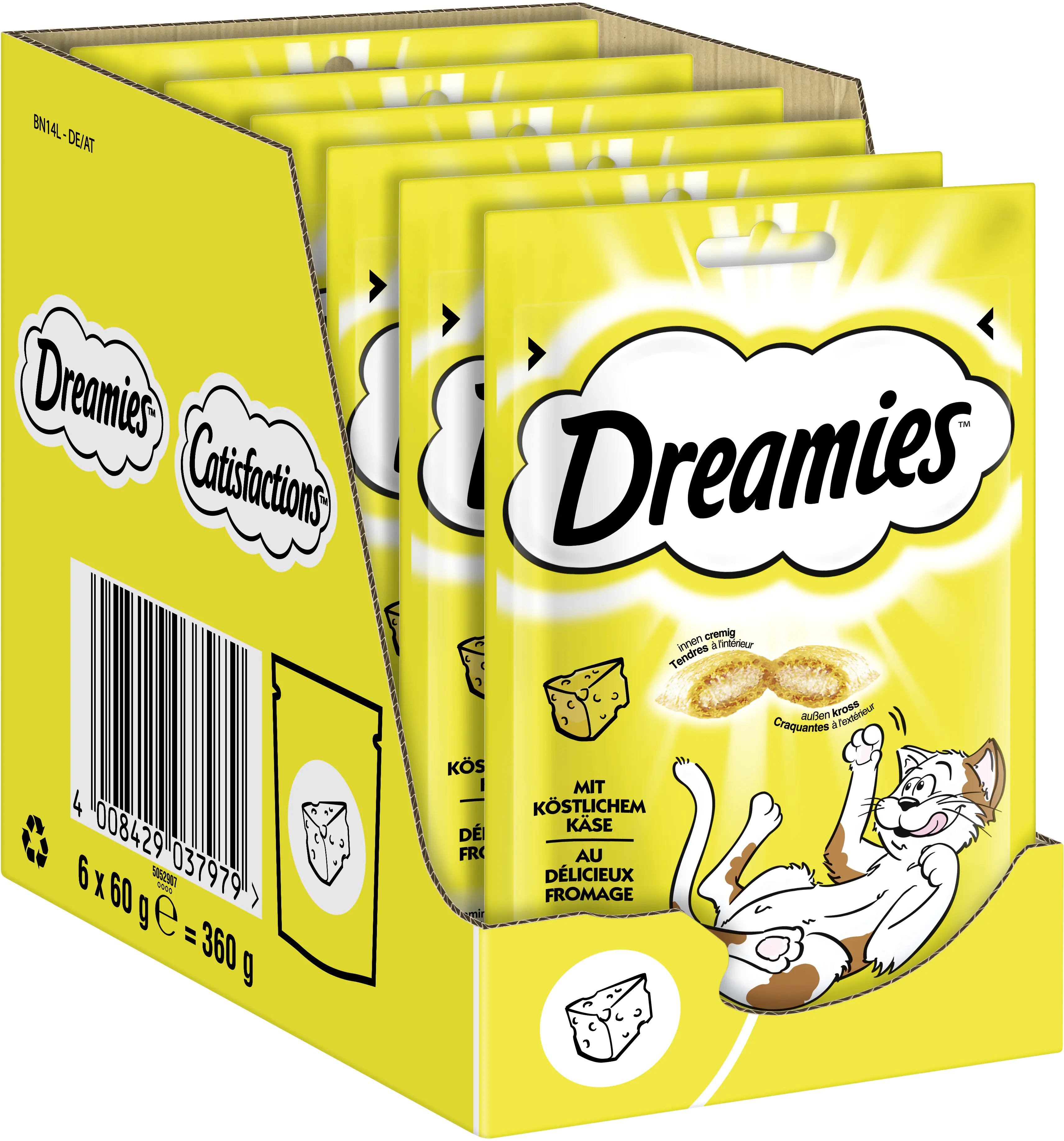 Dreamies Katzensnack Käse 60 g Dreamies Katzensnack Käse 60 g