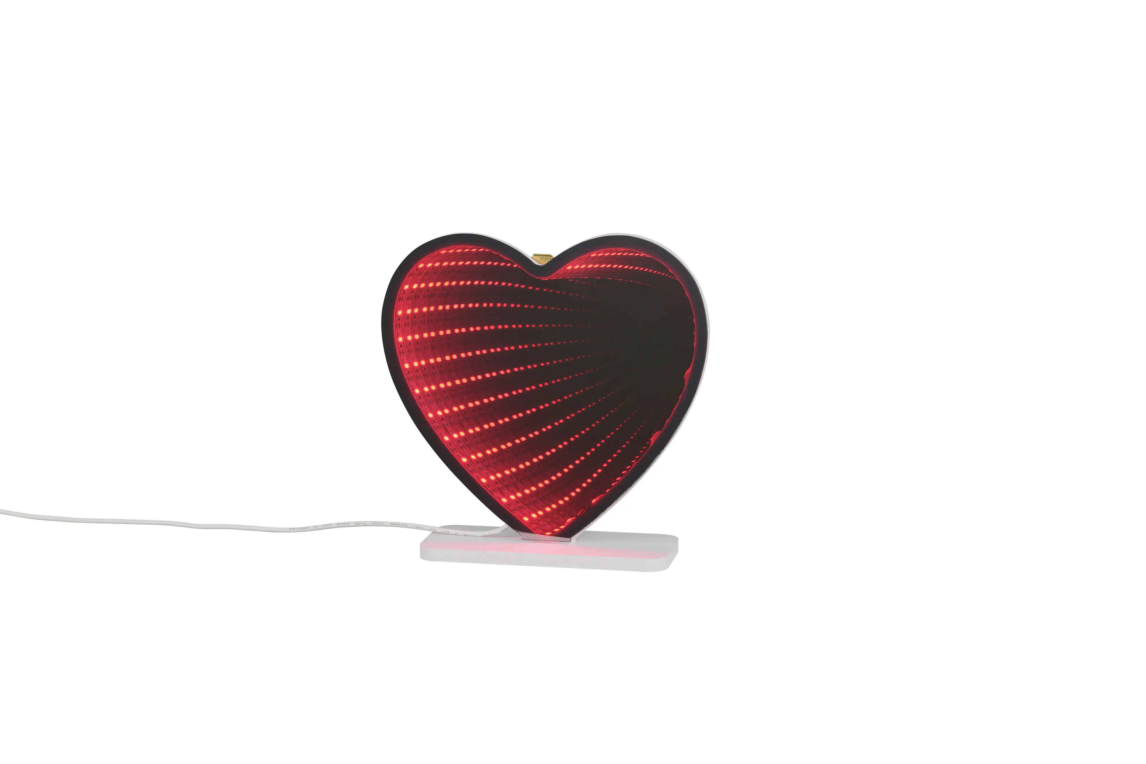 Reality LED-Wandleuchte Coracon rot USB-C-Anschluss