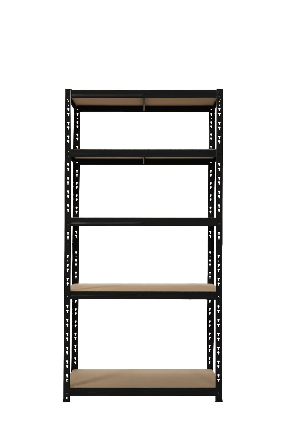 Metallsteckregal 180 x 90 x 40 cm 5 Holzböden 875 kg