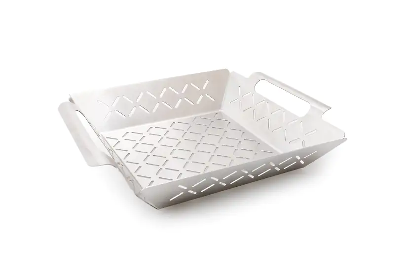 Primaster Grillkorb Premium Edelstahl 27 x 22 x 5 cm