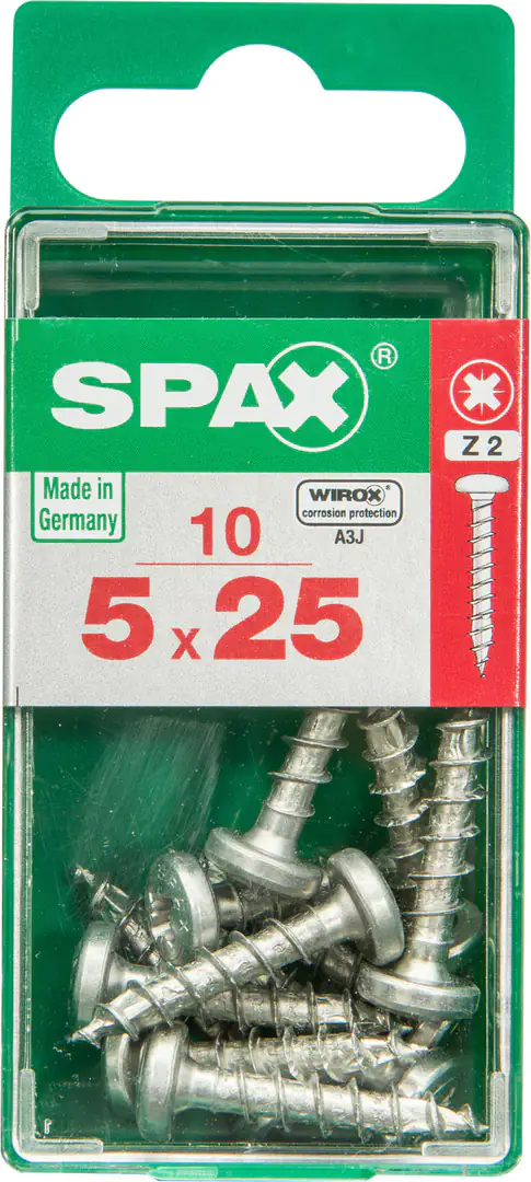 Spax Universalschrauben 5.0 x 25 mm TX 20 - 10 Stk.