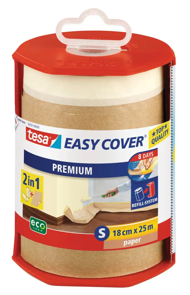 tesa Abdeckpapier Easy Cover Premium tesa Abdeckpapier Easy Cover Premium 25 m x 0,18 m