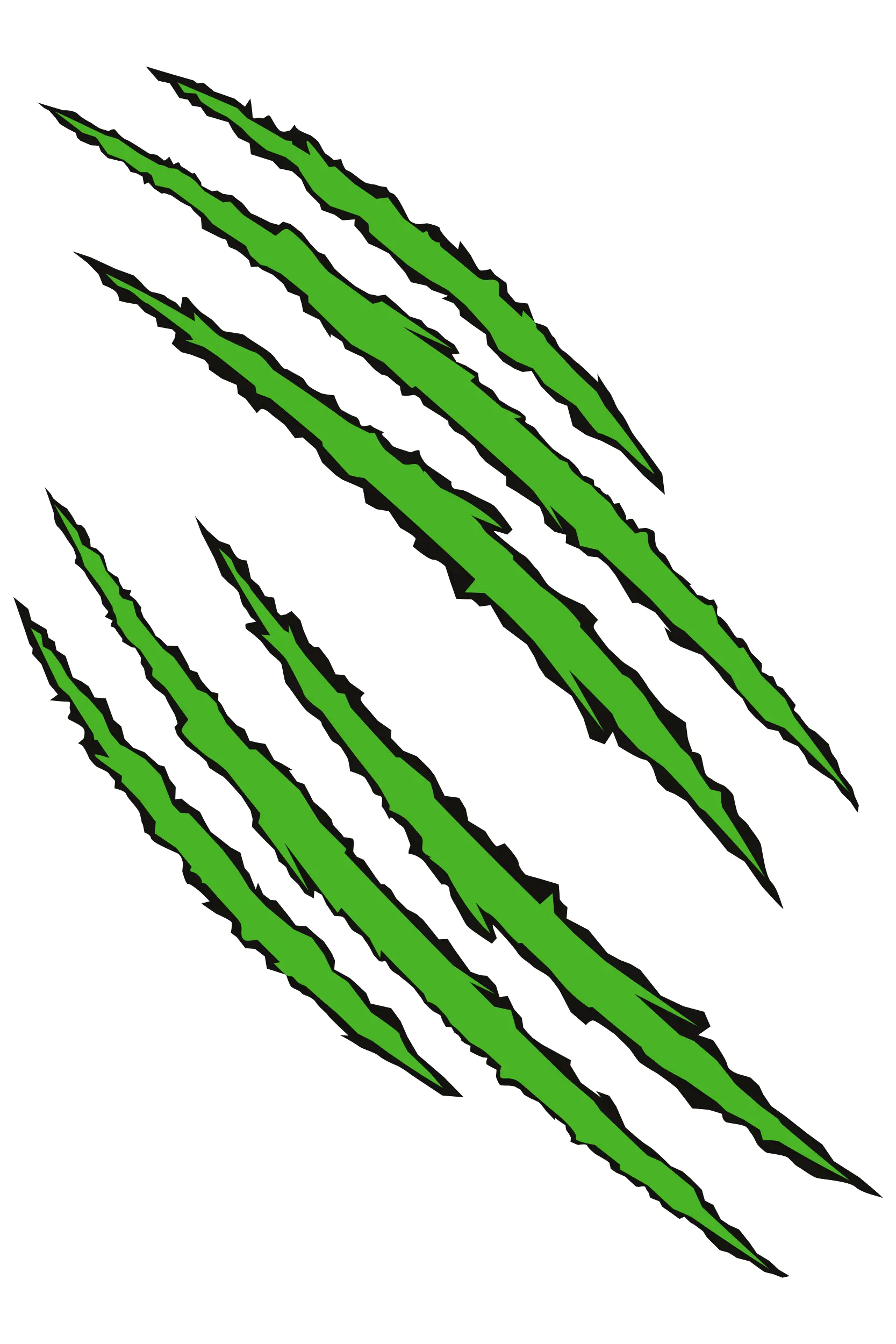 Hermann Schütz Aufkleber Krallen grün Bogengröße: 300x200mm, 6 Motive