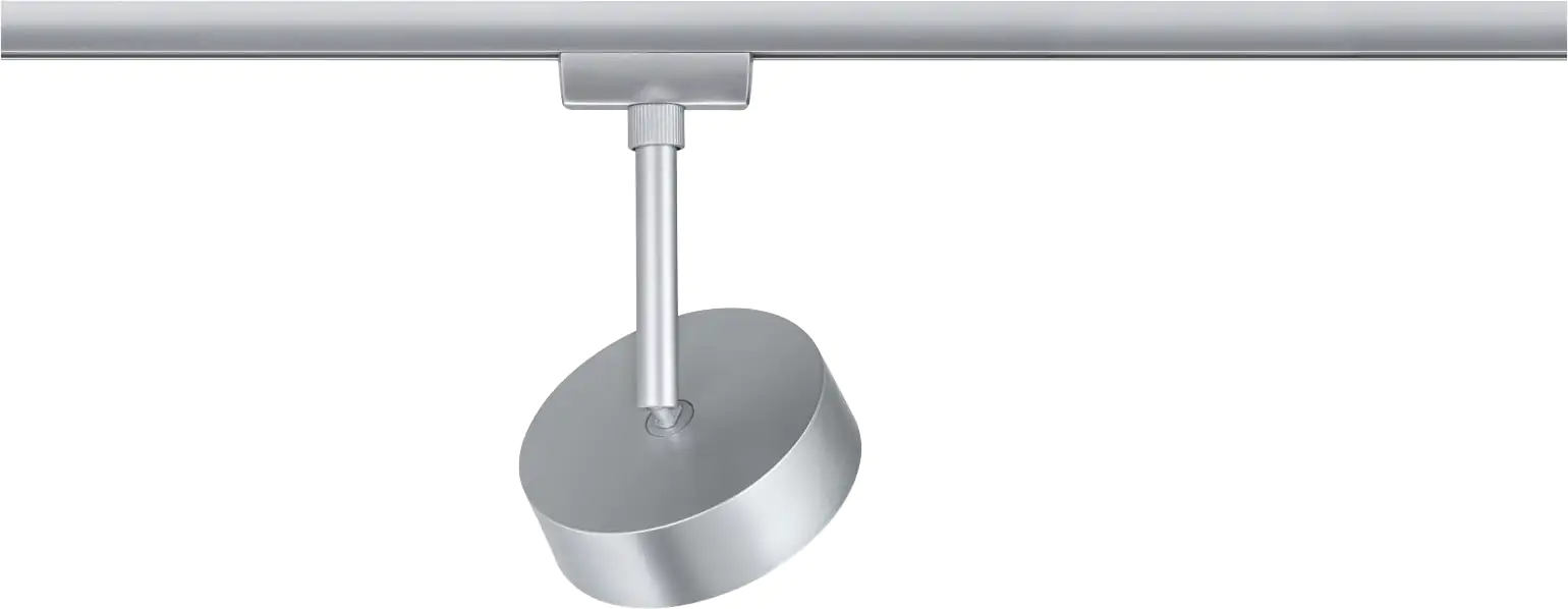 Paulmann URail LED Einzelspot Circle chrom matt 9,8 x 15,4 cm warmweiß