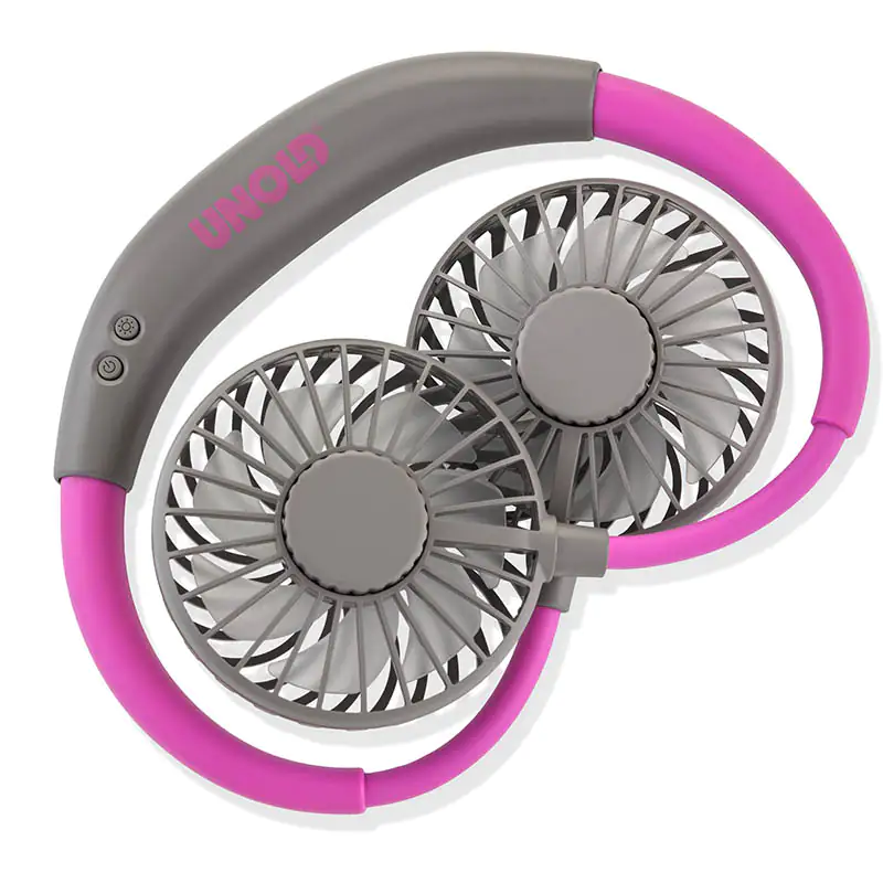Unold Nackenventilator Breezy grau violett