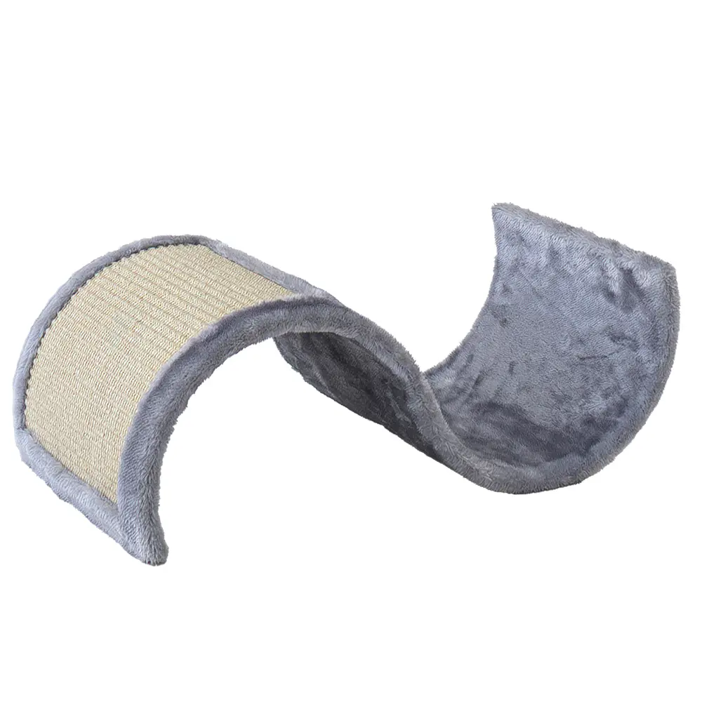 Nobby Katzen Kratzbrett Sinus 50 x 29 x 18 cm grau
