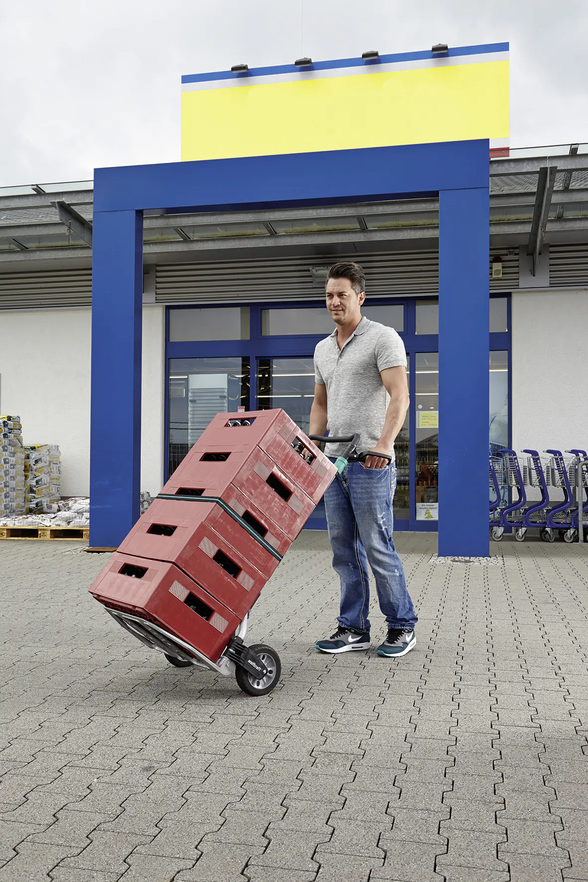 Wolfcraft Sackkarre TS 1500 klappbar Tragkraft 200 kg Wolfcraft Sackkarre TS 1500 klappbar Tragkraft 200 kg