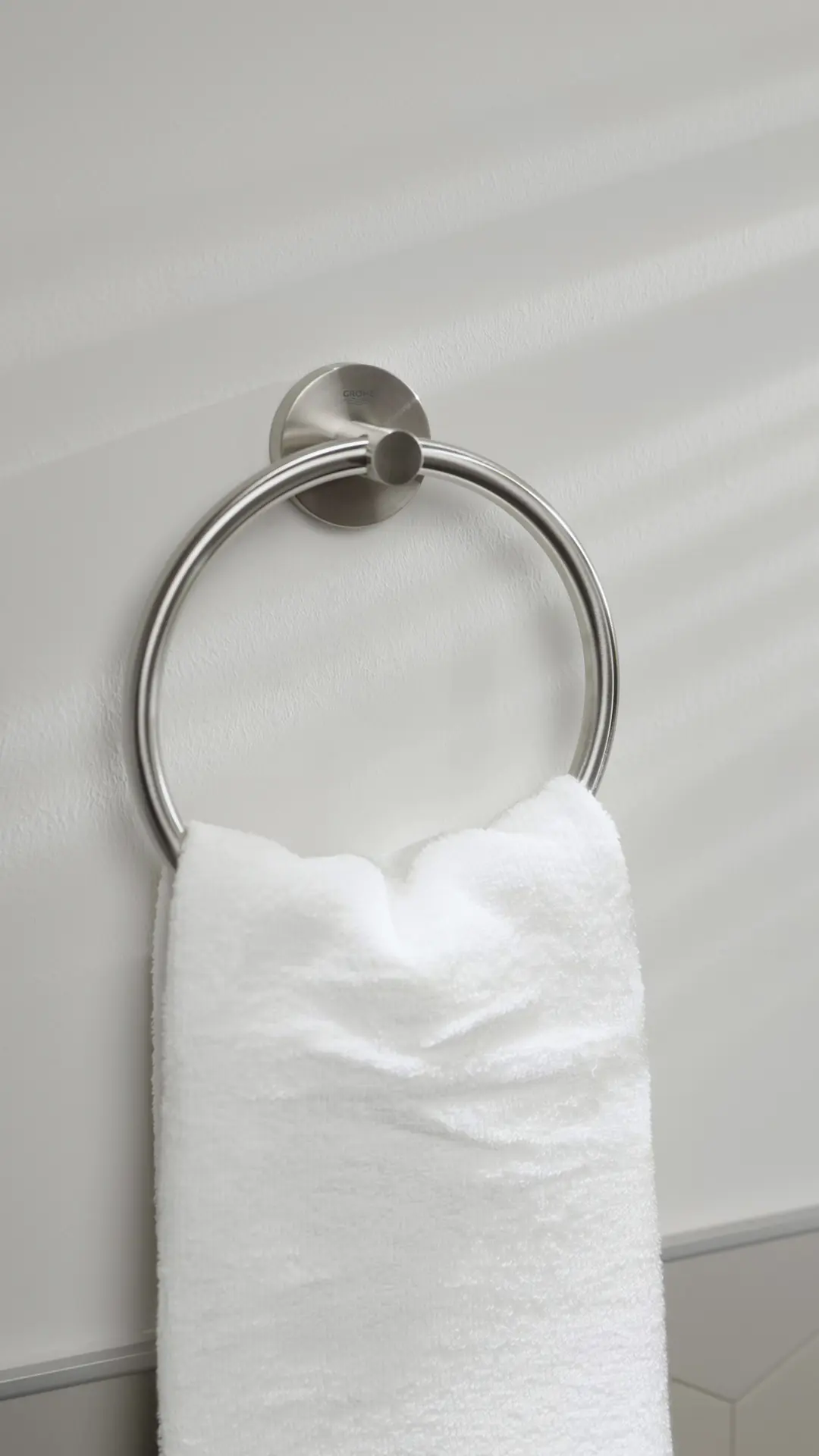 Grohe Start Handtuchring supersteel klebbar