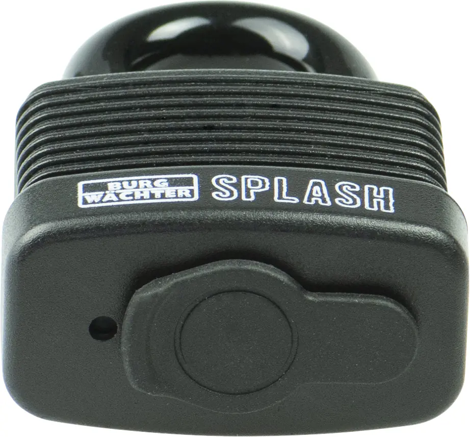 Burg Wächter Vorhangschloss Splash 470 45 black