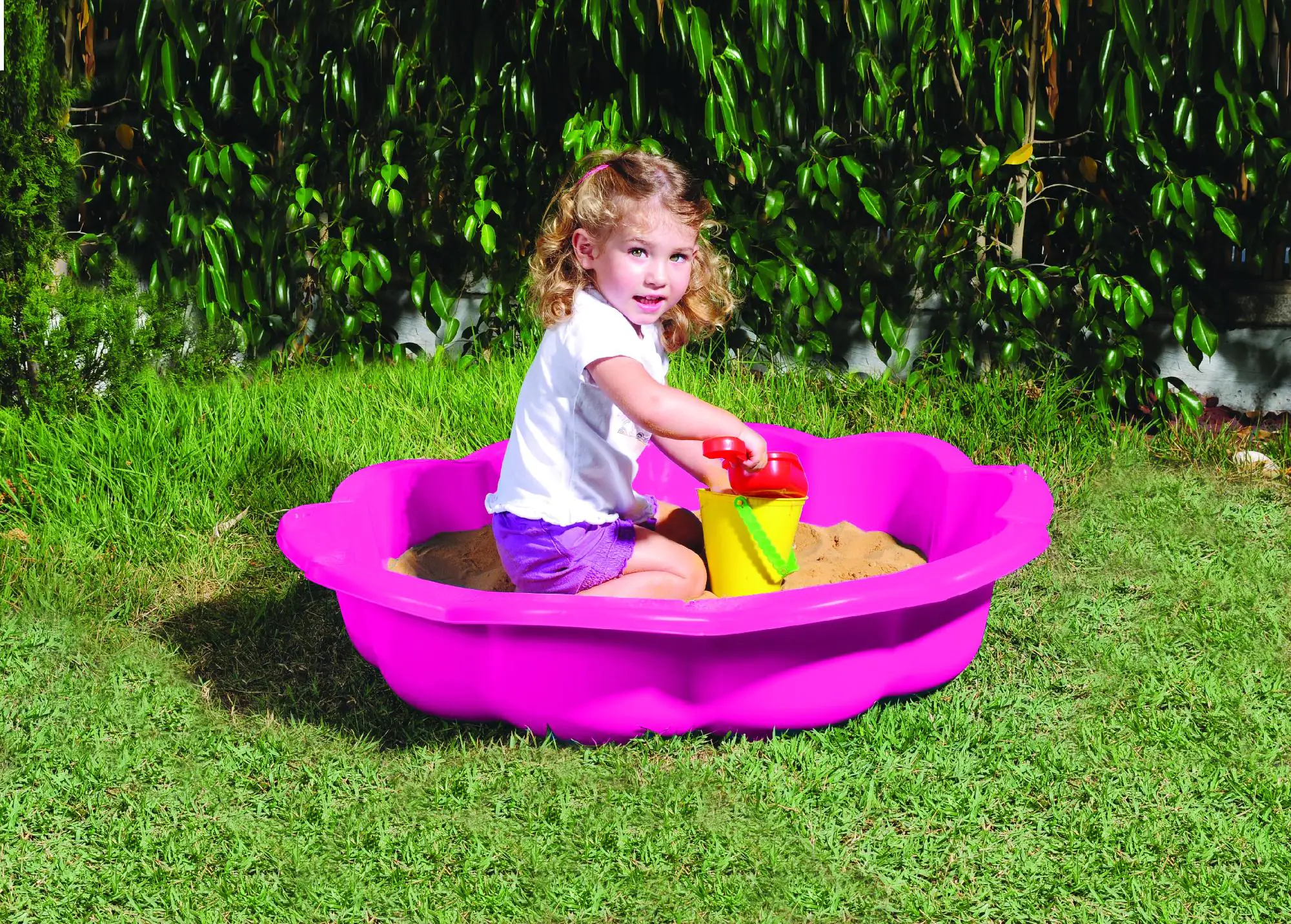 Sand- und Wassermuschel pink 2-teilig Sand- und Wassermuschel pink 2-teilig