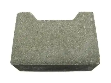 Kann Pflasterstein Doppel T Pflaster Endstein 20 x 14 x 8 cm grau