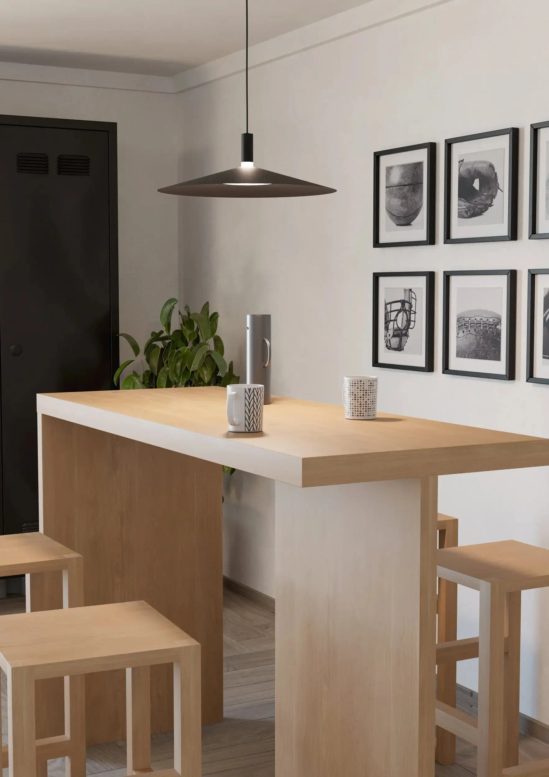 Eglo LED Hängeleuchte Conomavilla-Z schwarz Ø 45 x 120 cm RGB dimmbar