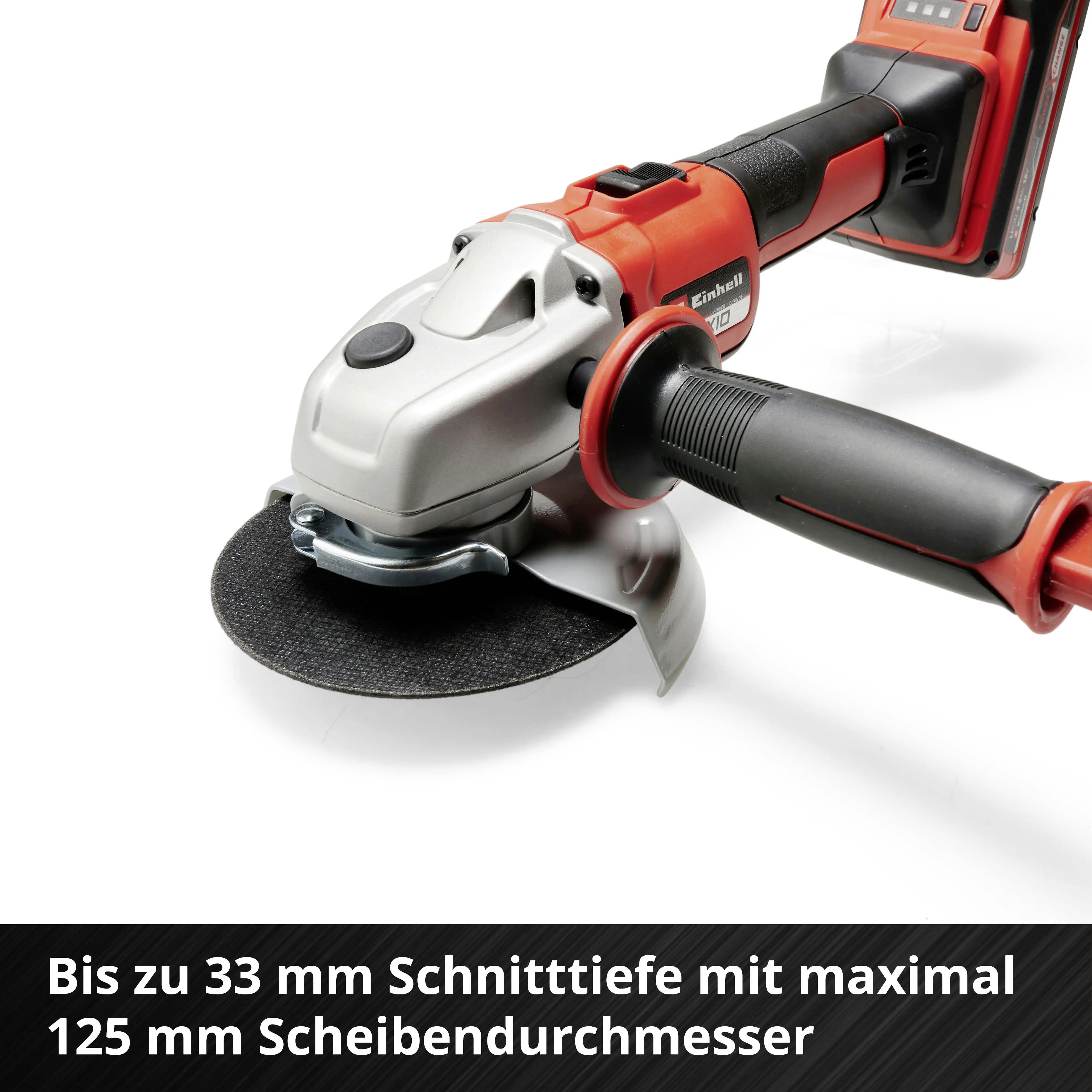 Einhell Professional Akku-Winkelschleifer AXXIO 18/125 Solo 18 V