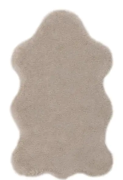 4002398885395 Andiamo Kunstfell Cingoli taupe, 55 x 80 cm