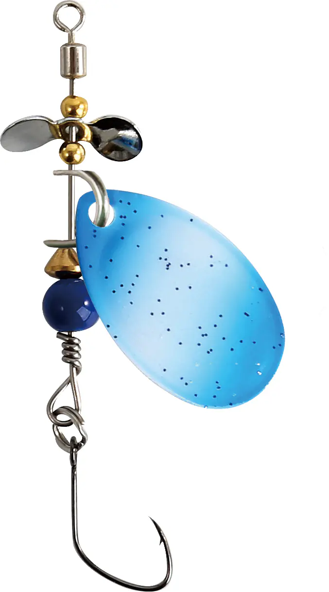 Paladin Angelköder Spinner Killer Pro 3,1 g blau/weiß/silber