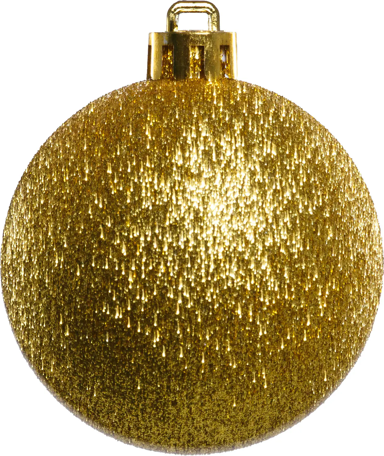 TrendLine Weihnachtskugeln bruchfest, langlebig Ø 6 cm gold 25 Stück