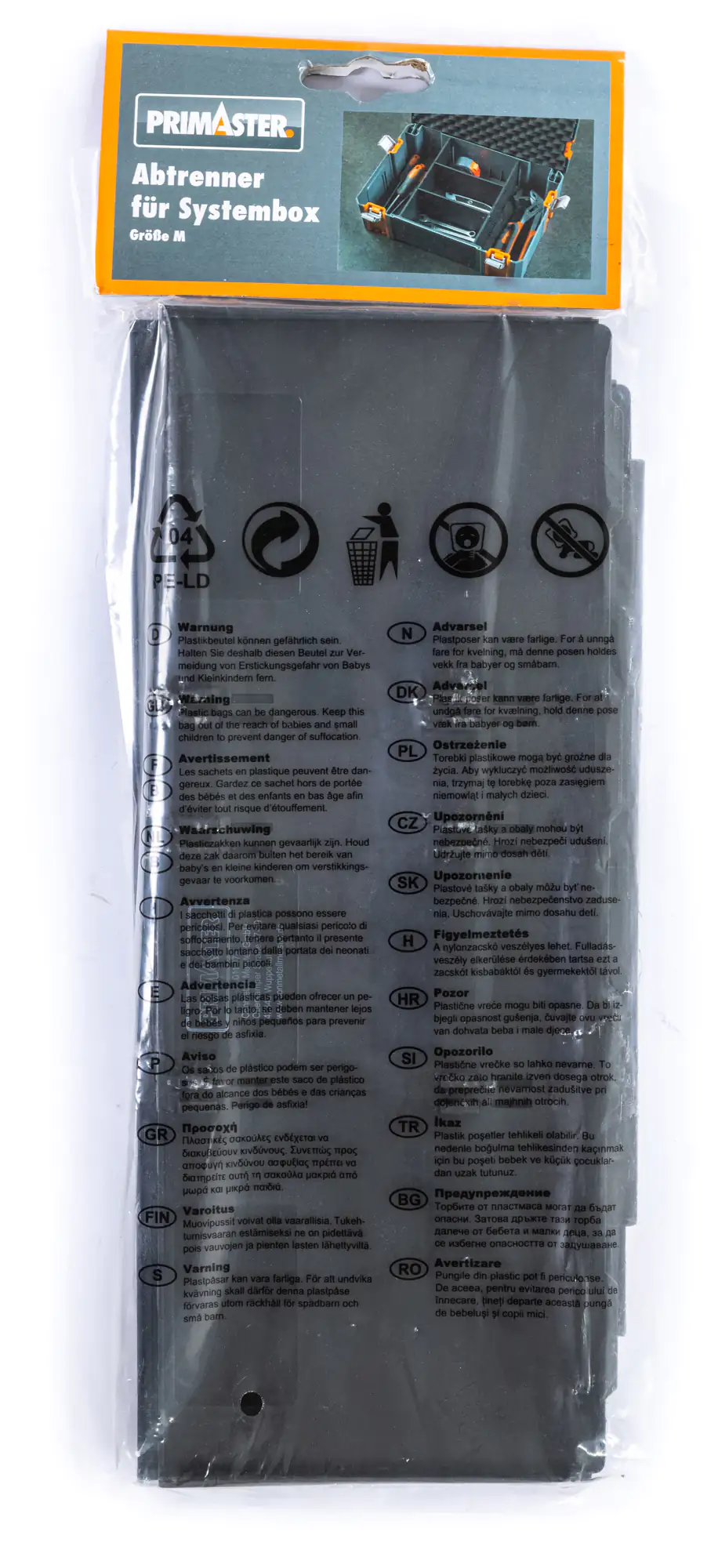 4897010292169_03 Primaster Abteiler für Systembox M 2-teilig