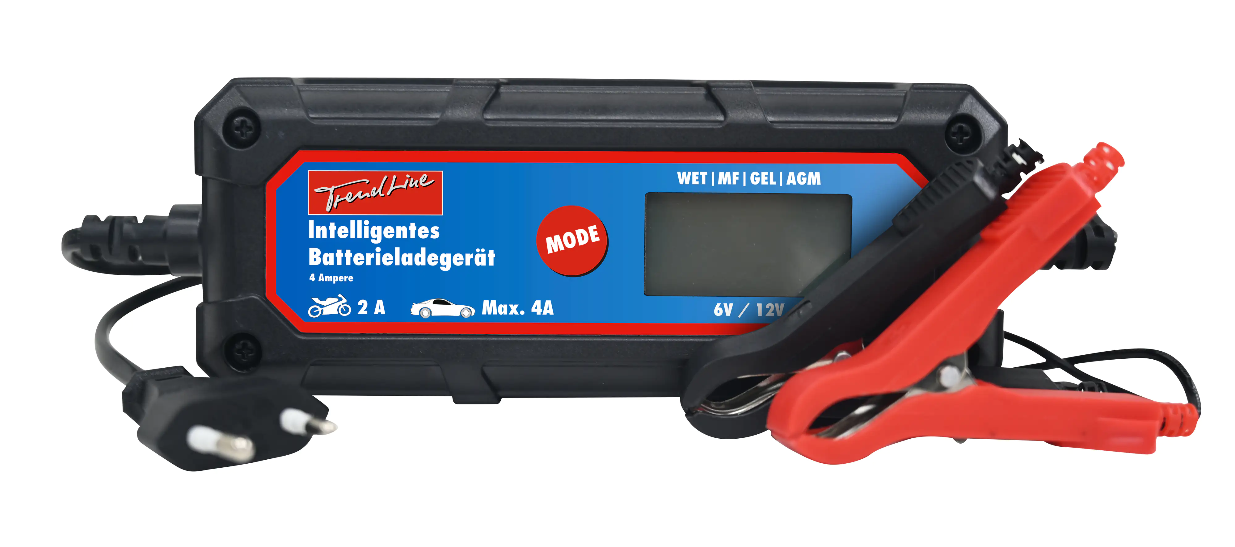 TrendLine Intelligentes Batterieladegerät 6/12V 4A TrendLine Intelligentes Batterieladegerät 6/12V 4A