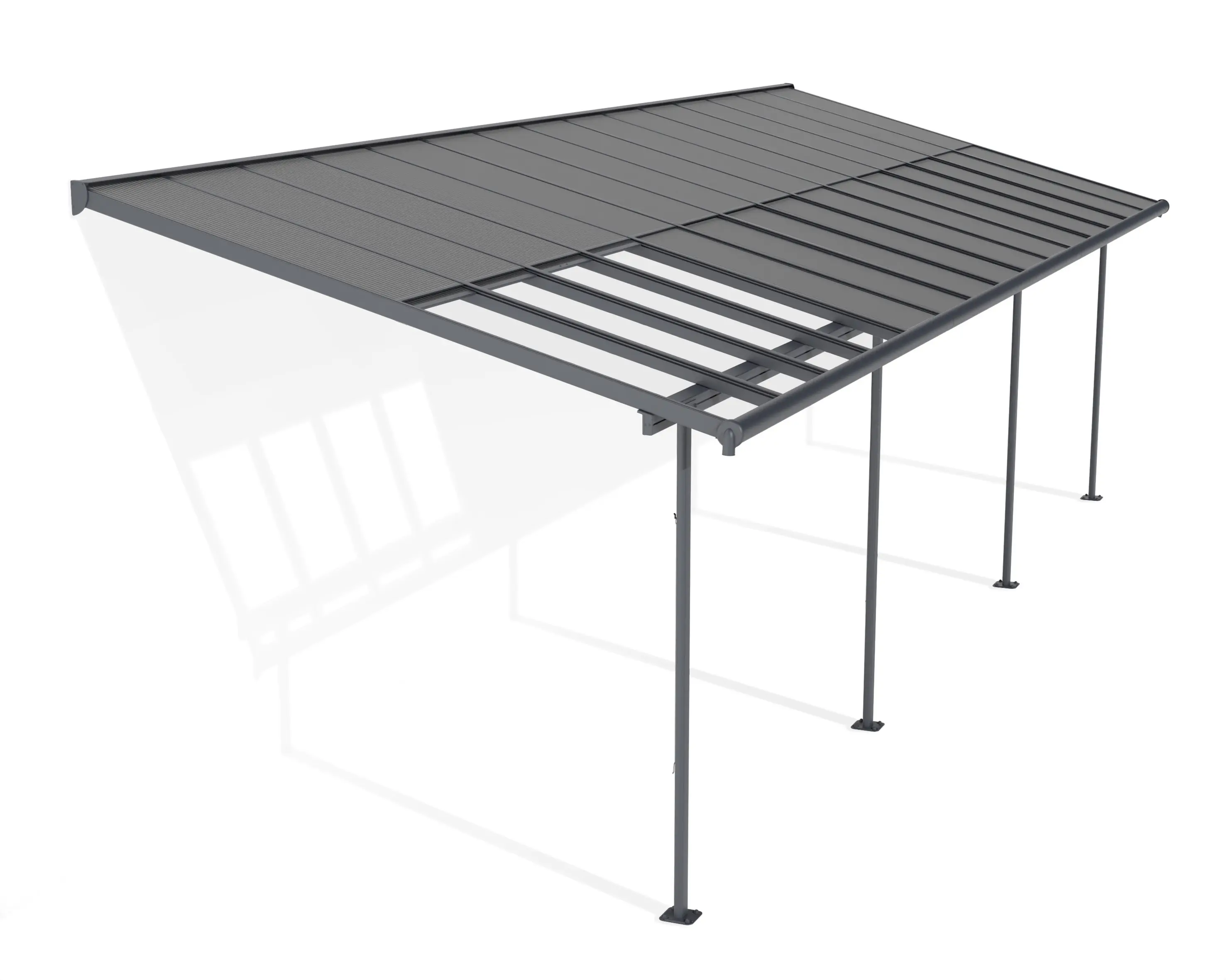 Canopia Terrassenüberdachung Sierra Cabrio 971 x 295 cm grau 
