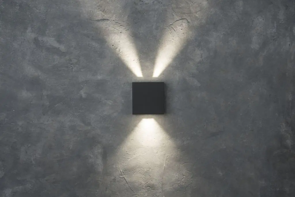 Lutec LED Außenwandleuchte Gemini anthrazit IP54 Up- & Downlight