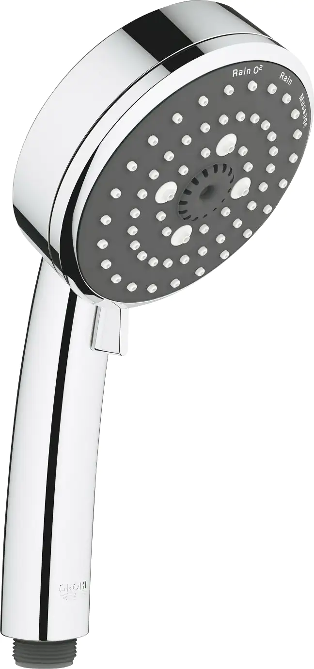 Grohe Handbrause Vitalio Comfort 100 3 Strahlarten, verchromt Grohe Handbrause Vitalio Comfort 100 3 Strahlarten, verchromt