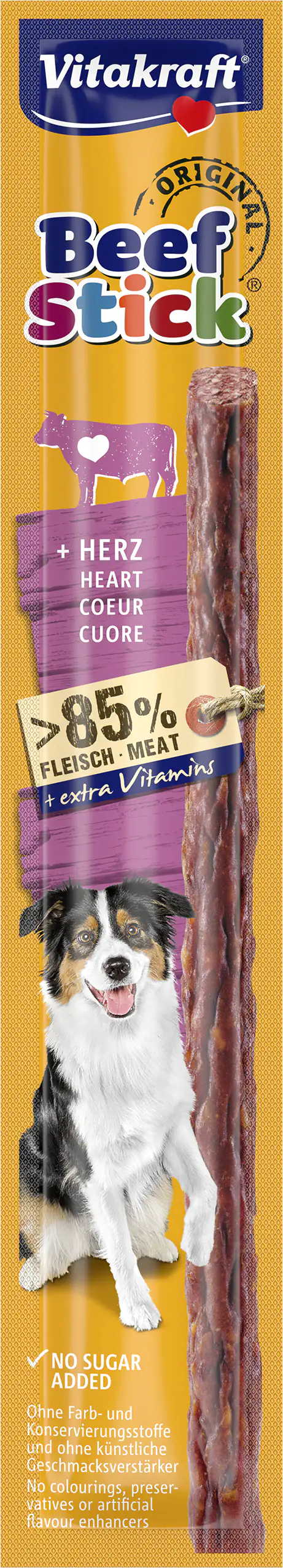 Vitakraft Beef Stick® Herz 1 Stück / 12 g Vitakraft Beef Stick® Herz 1 Stück / 12 g