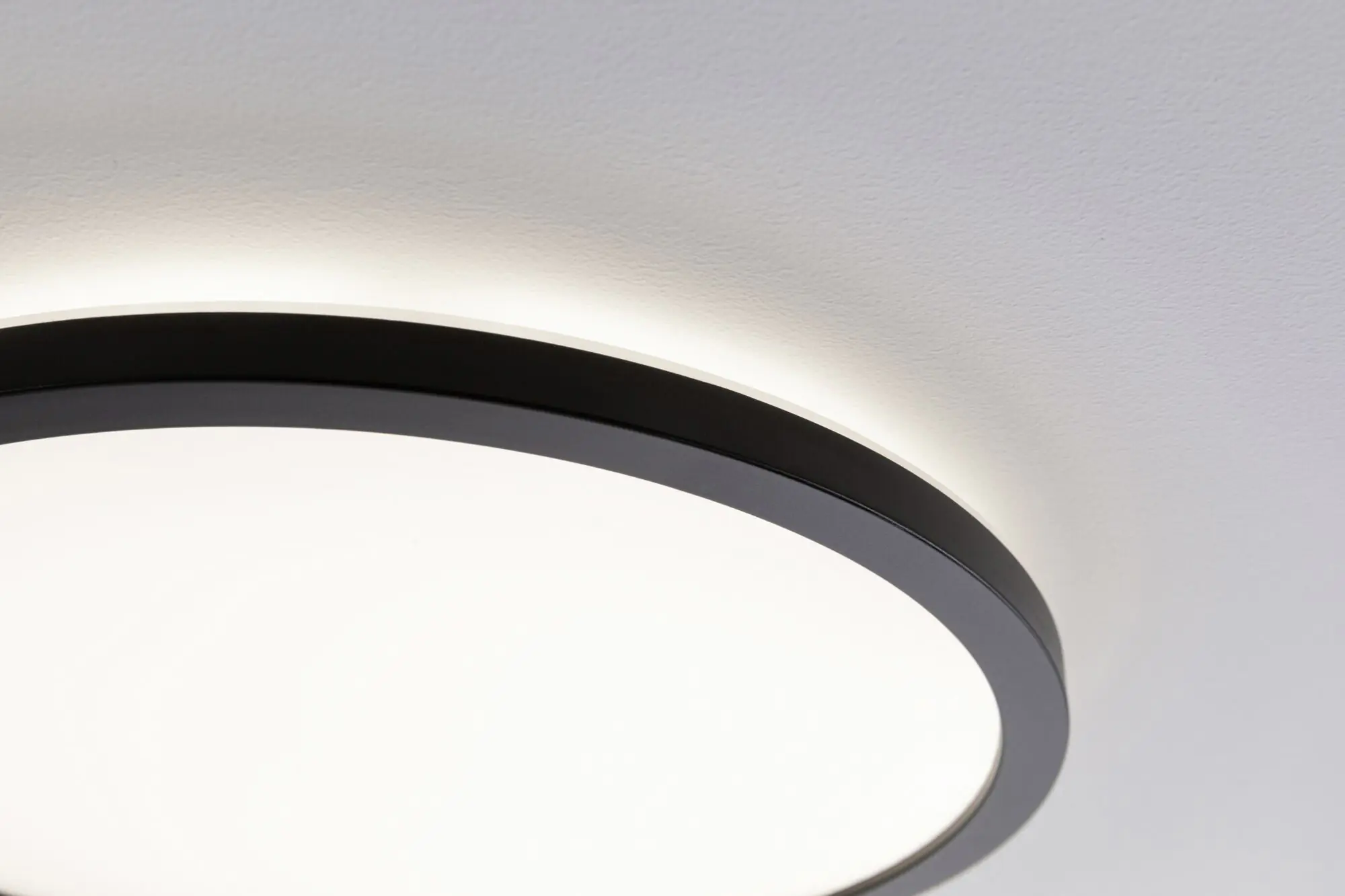 Paulmann LED Panel Atria Shine schwarz Ø 29,3 cm warmweiß