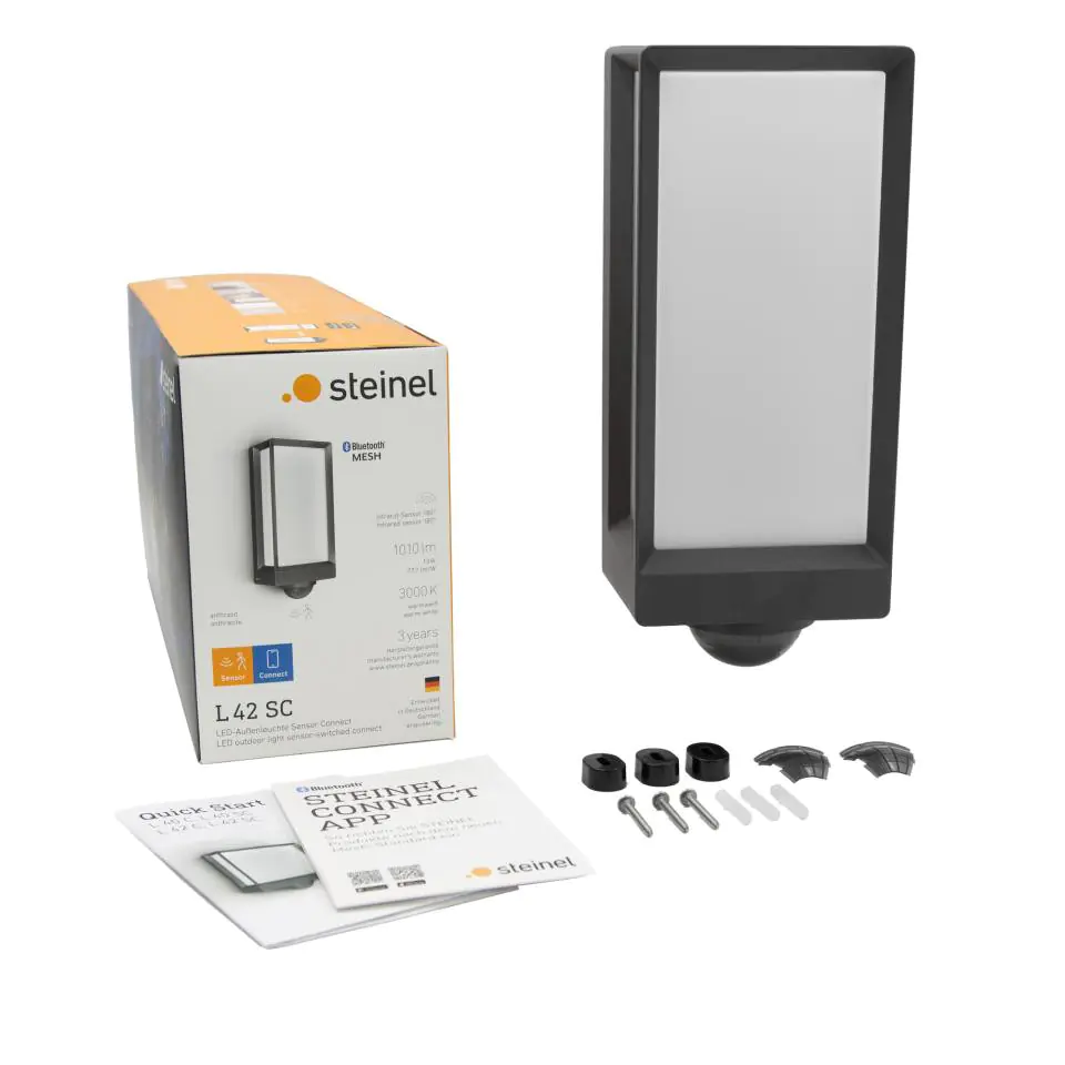 Steinel LED Außenleuchte L 42 SC 13W, anthrazit, Alu