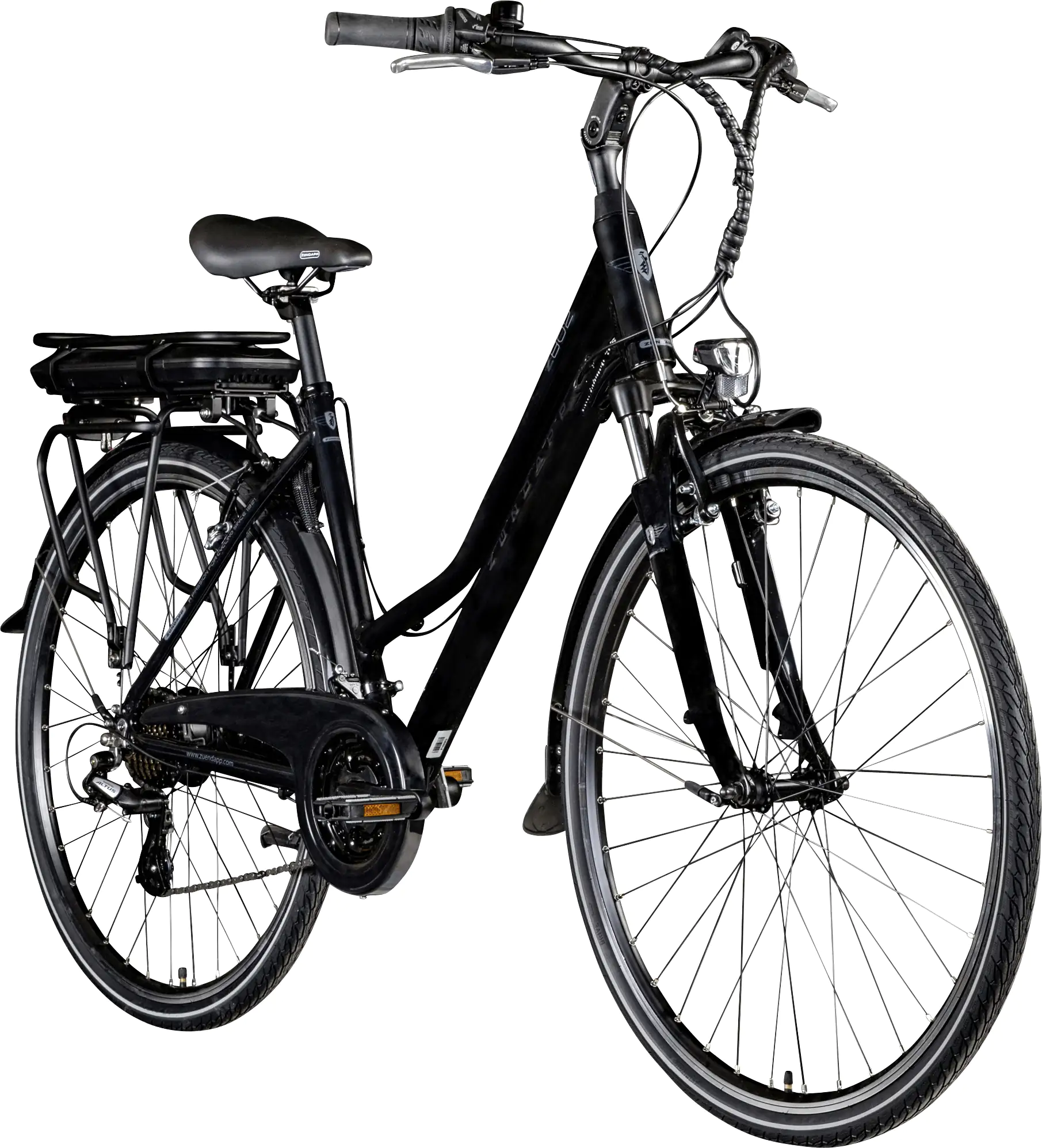 Zündapp E-Bike Trekking Z802 700c Damen 28 Zoll RH 48cm 21-Gang 374 Wh schwarz grau